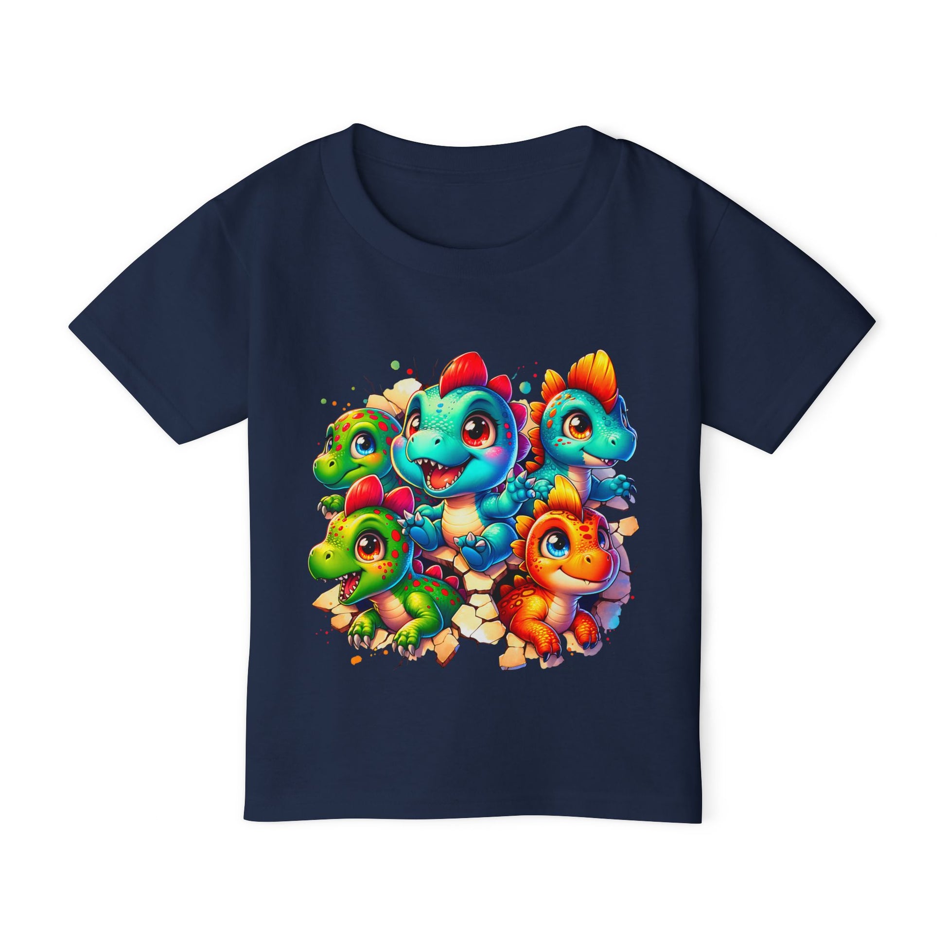 Colorful Dinosaur Toddler T-Shirt