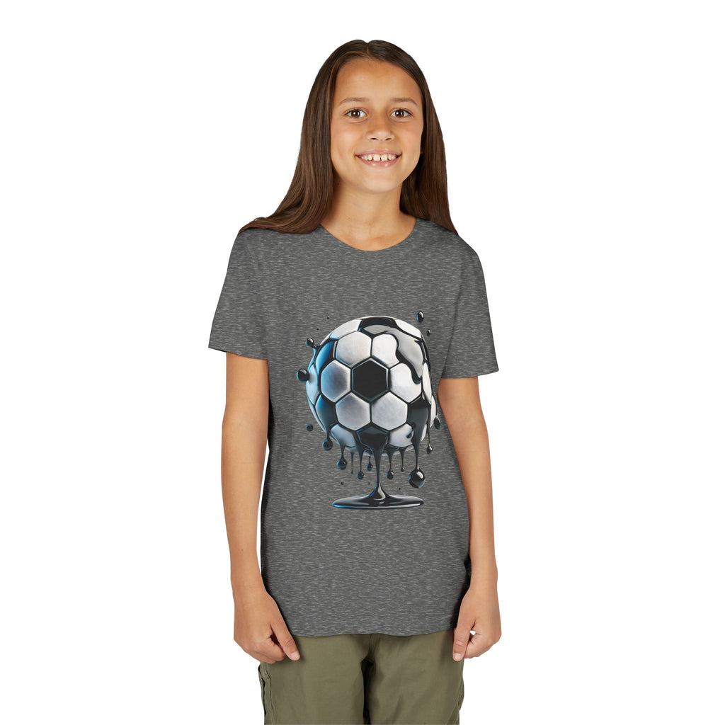 Dripping Soccer Ball Youth Tee