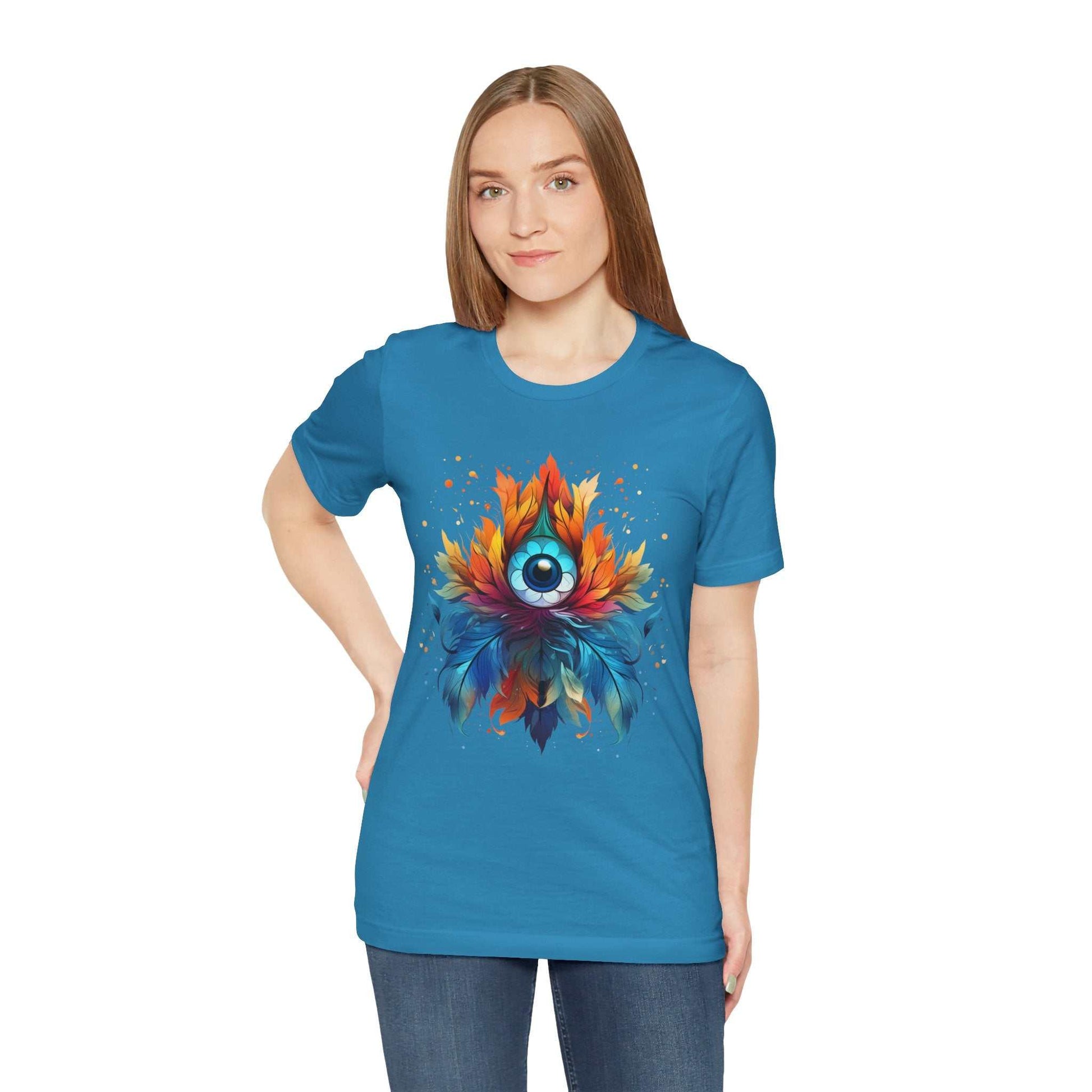 Vibrant Eye-Mandala Tee