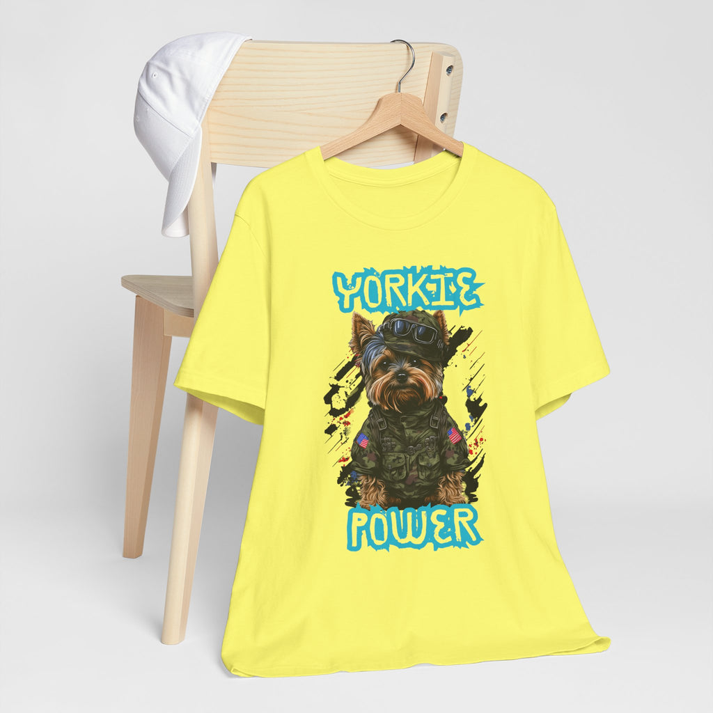 Yorkie Power Unisex Tee