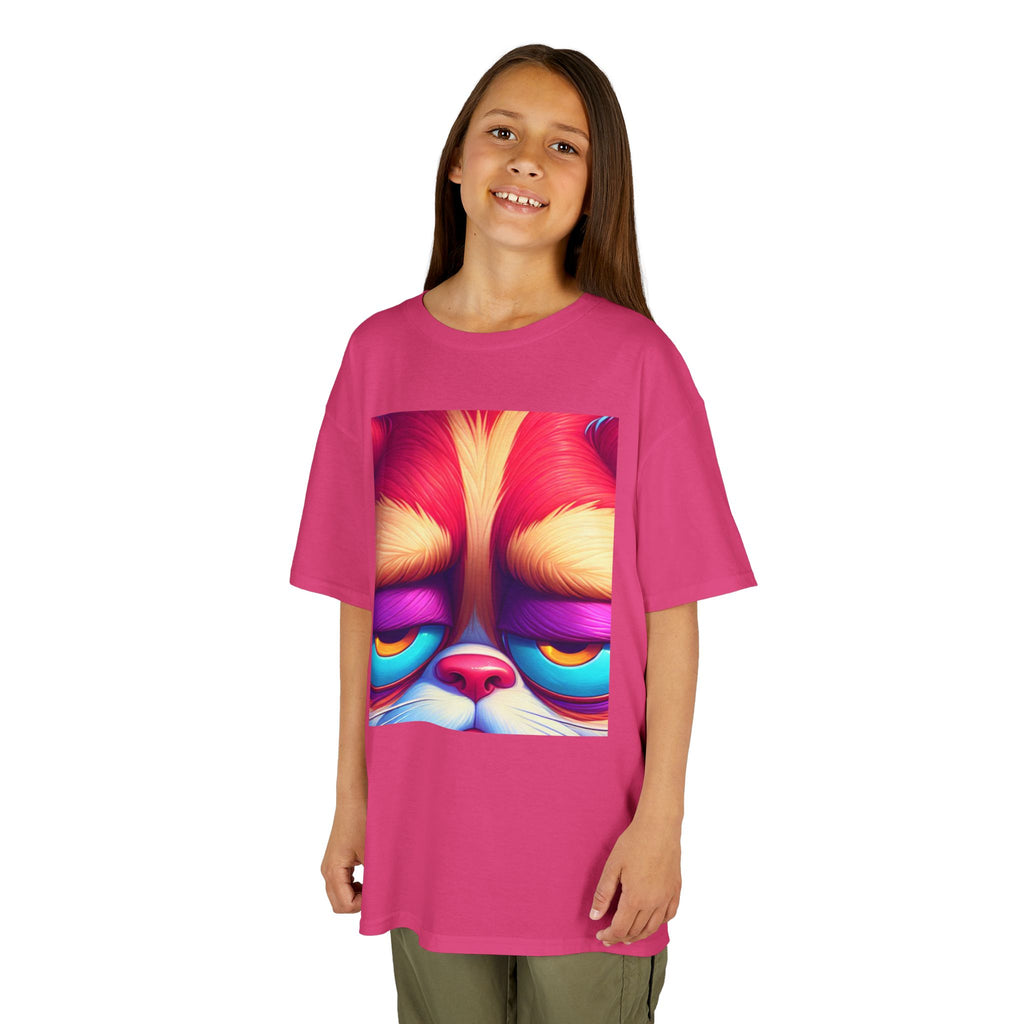 Colorful Grumpy Cat Kids Tee