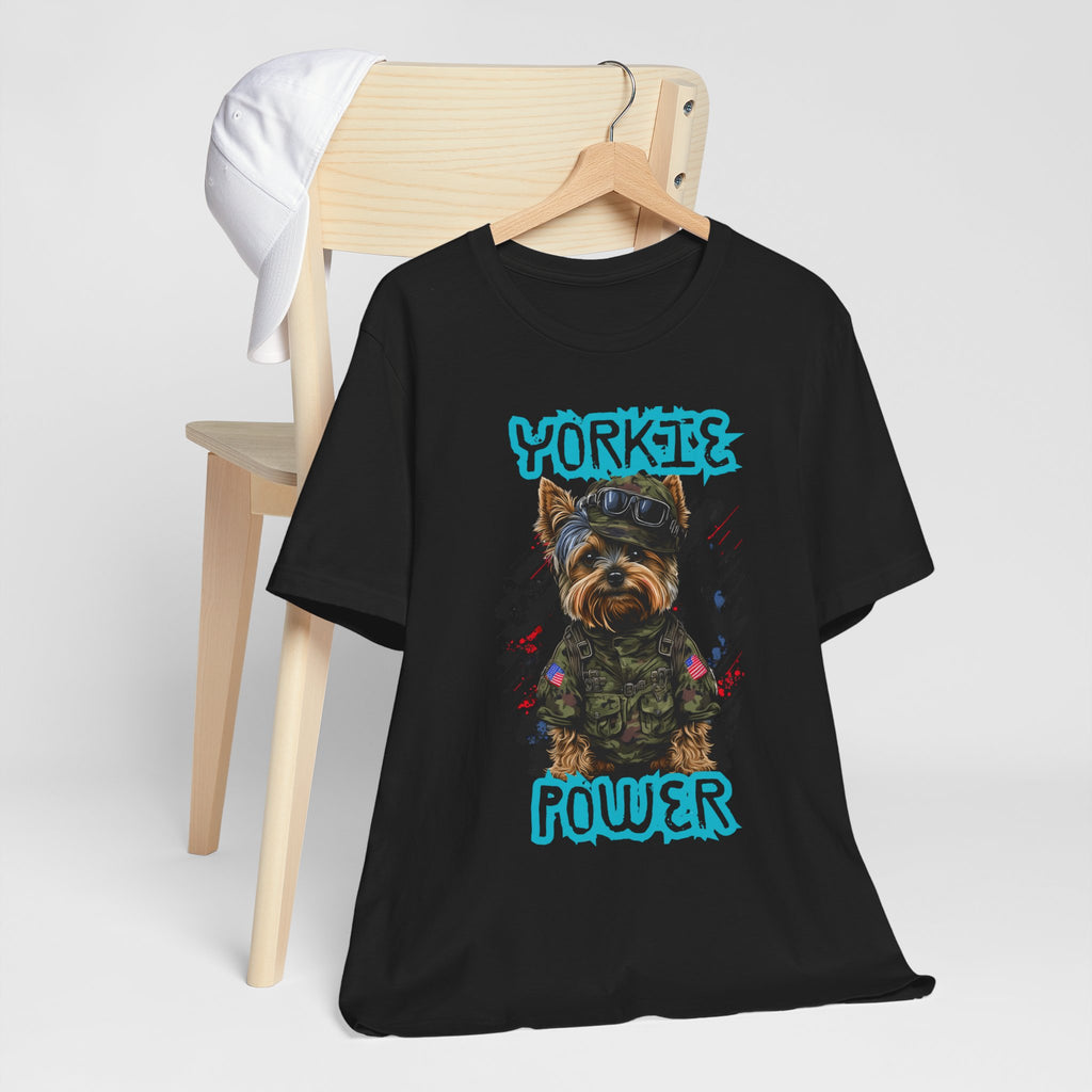 Yorkie Power Unisex Tee