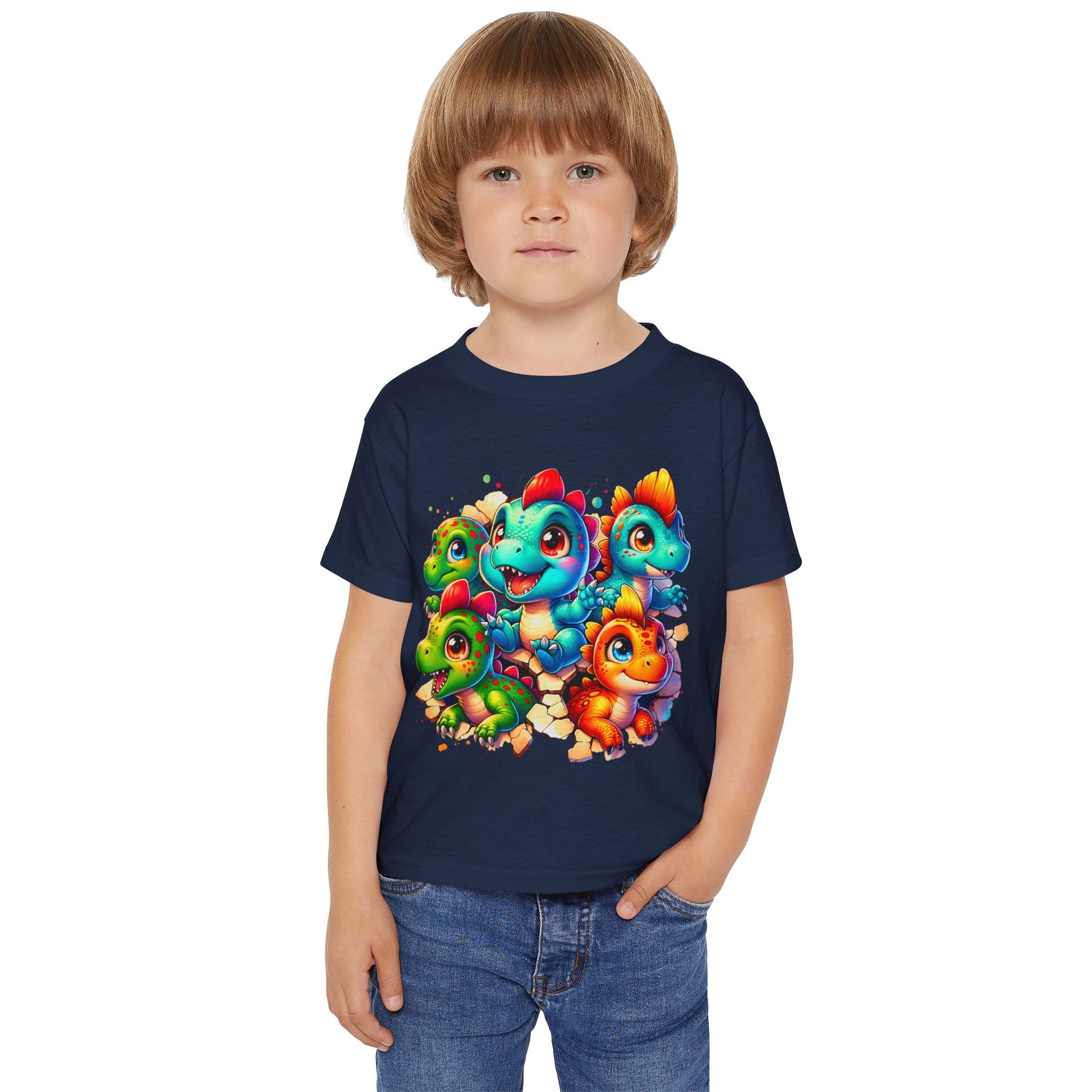 Colorful Dinosaur Toddler T-Shirt