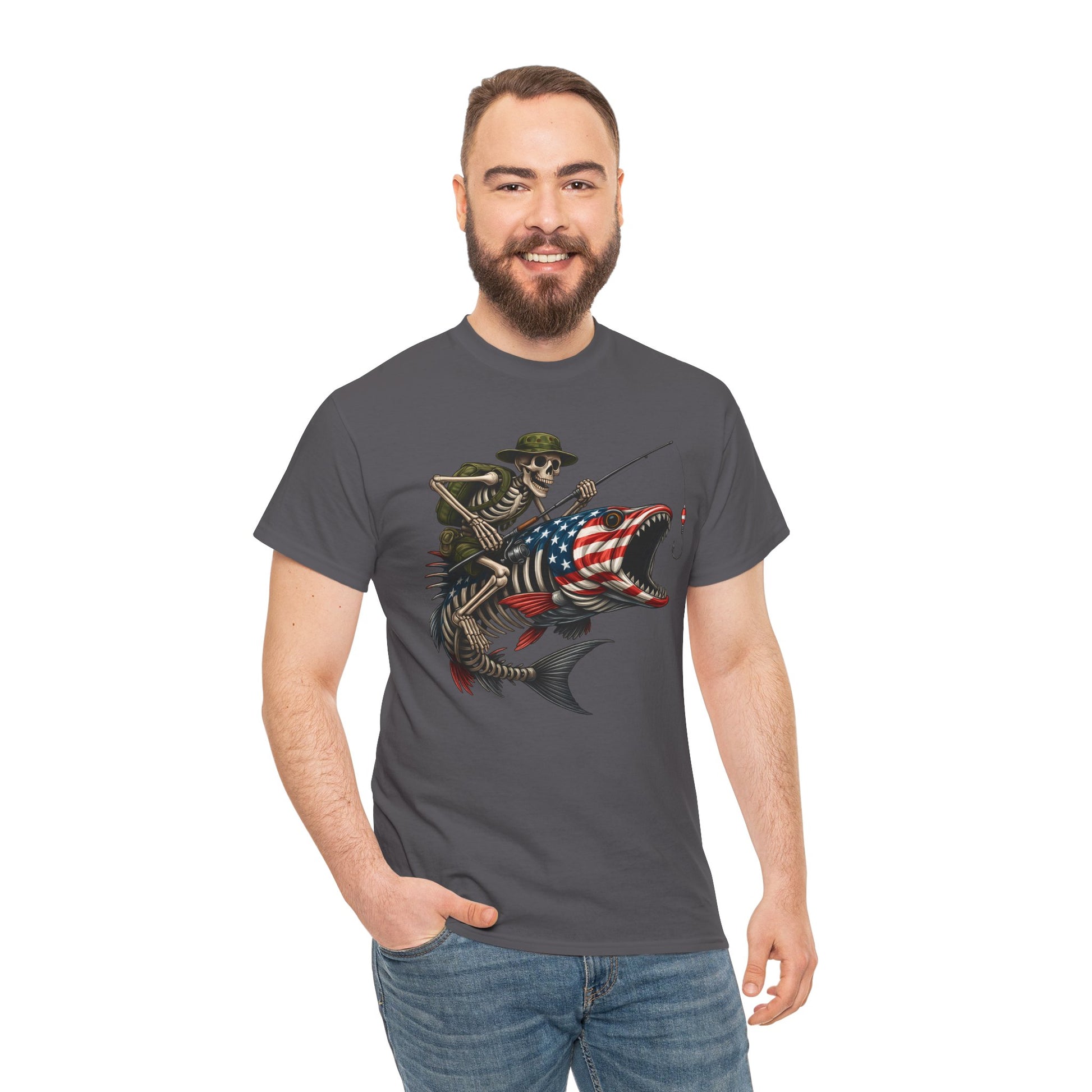 Fishing Skeleton Tee