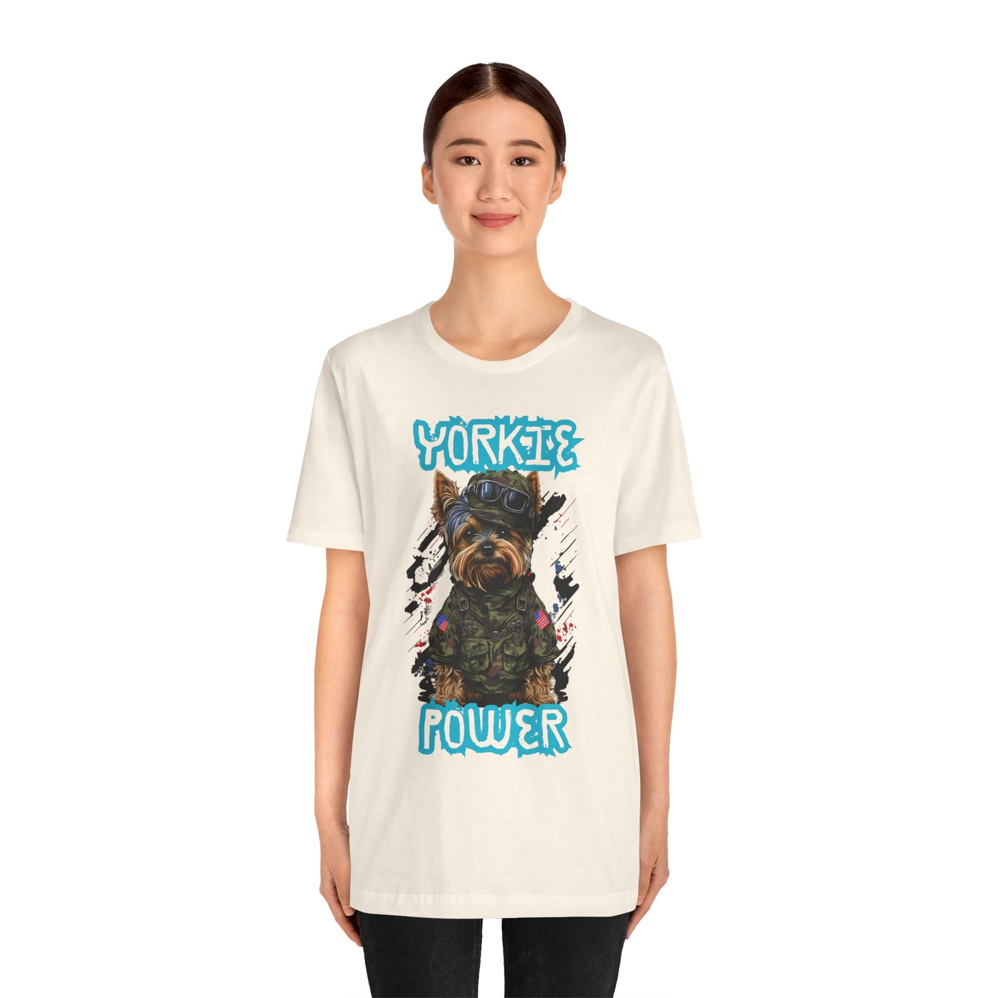 Yorkie Power Unisex Tee