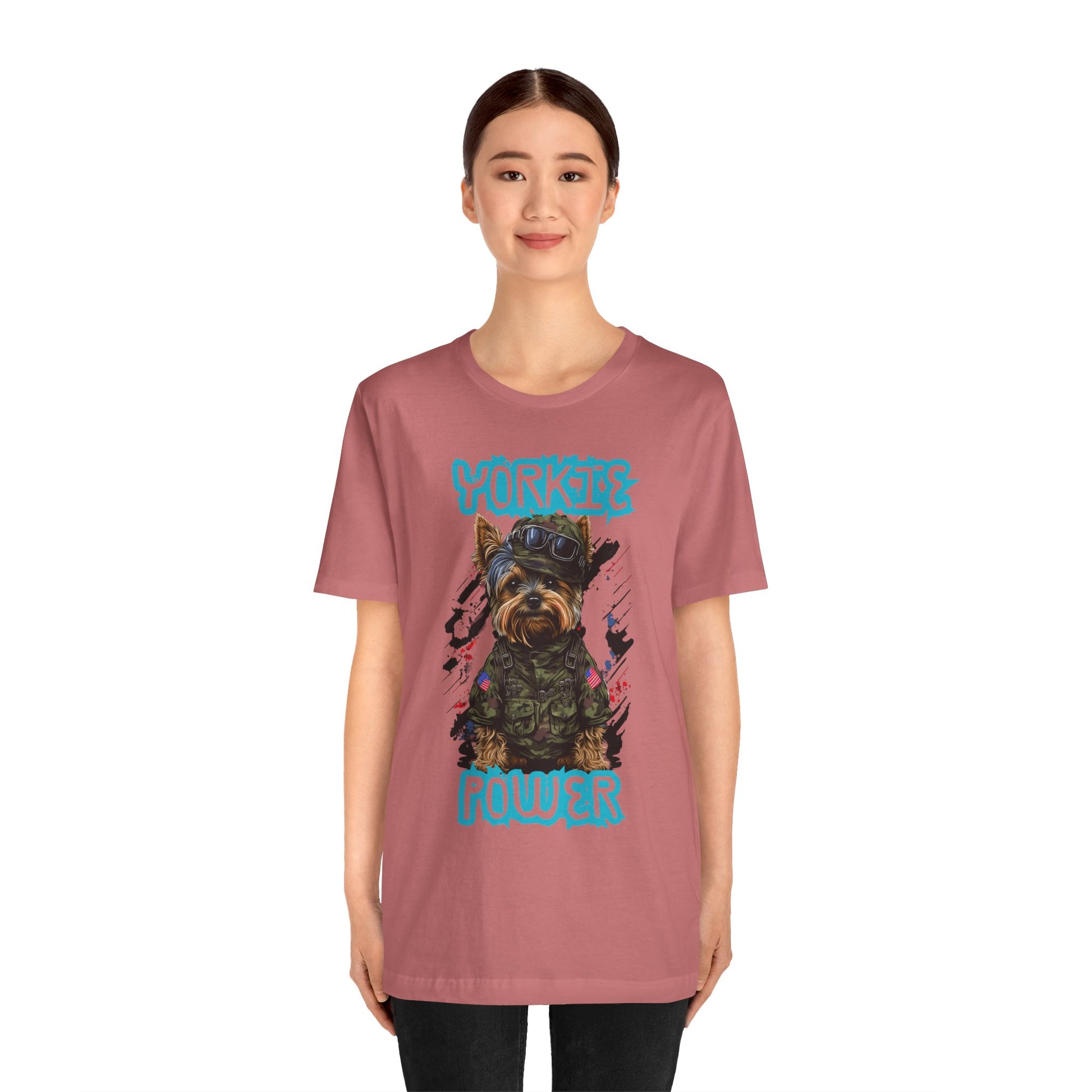 Yorkie Power Unisex Tee