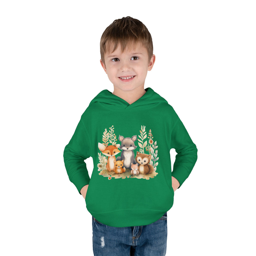 Whimsical Animal Toddler Hoodie