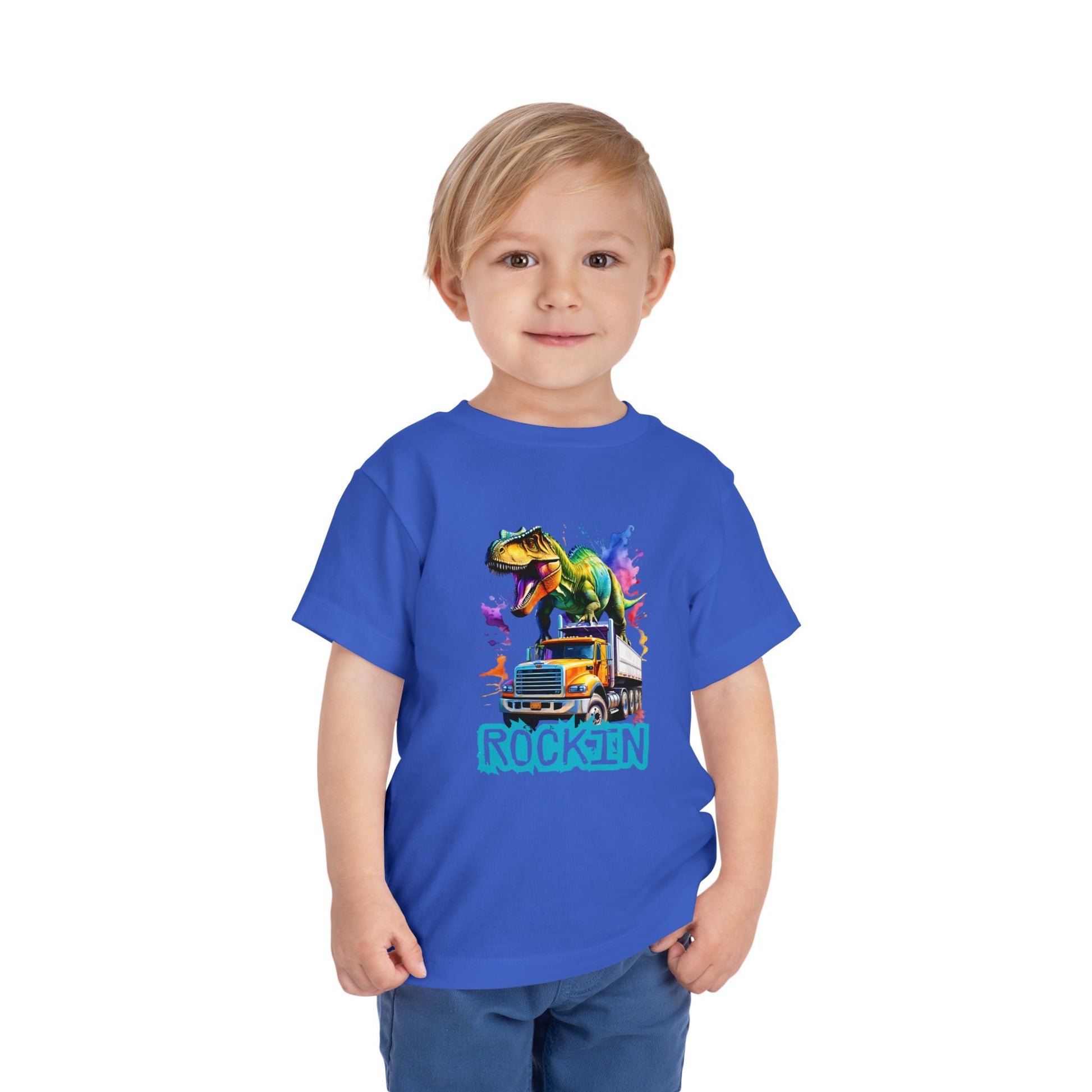 Rockin' Toddler Tee - Dino Design