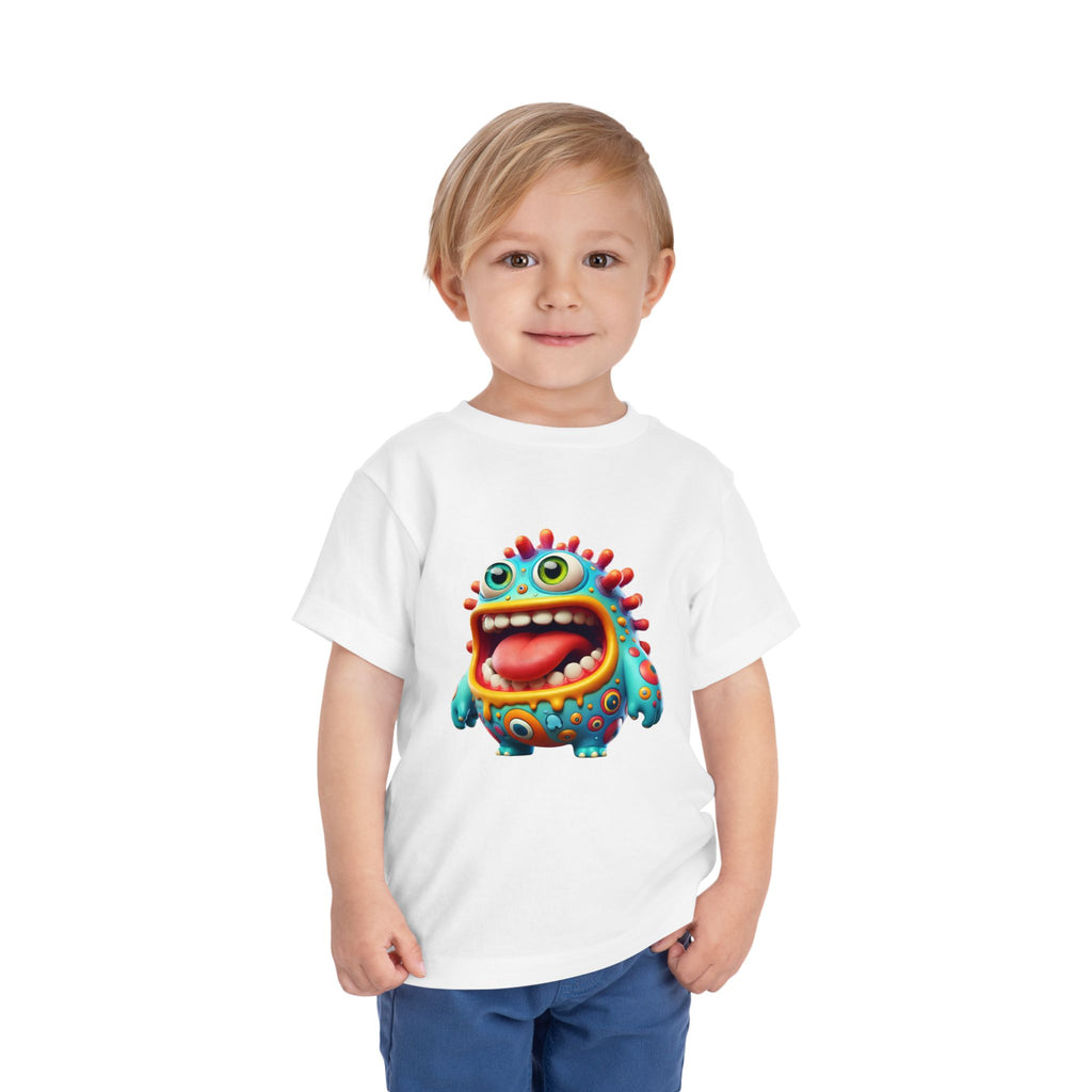 Colorful Toddler Tee with Fun Monster Design