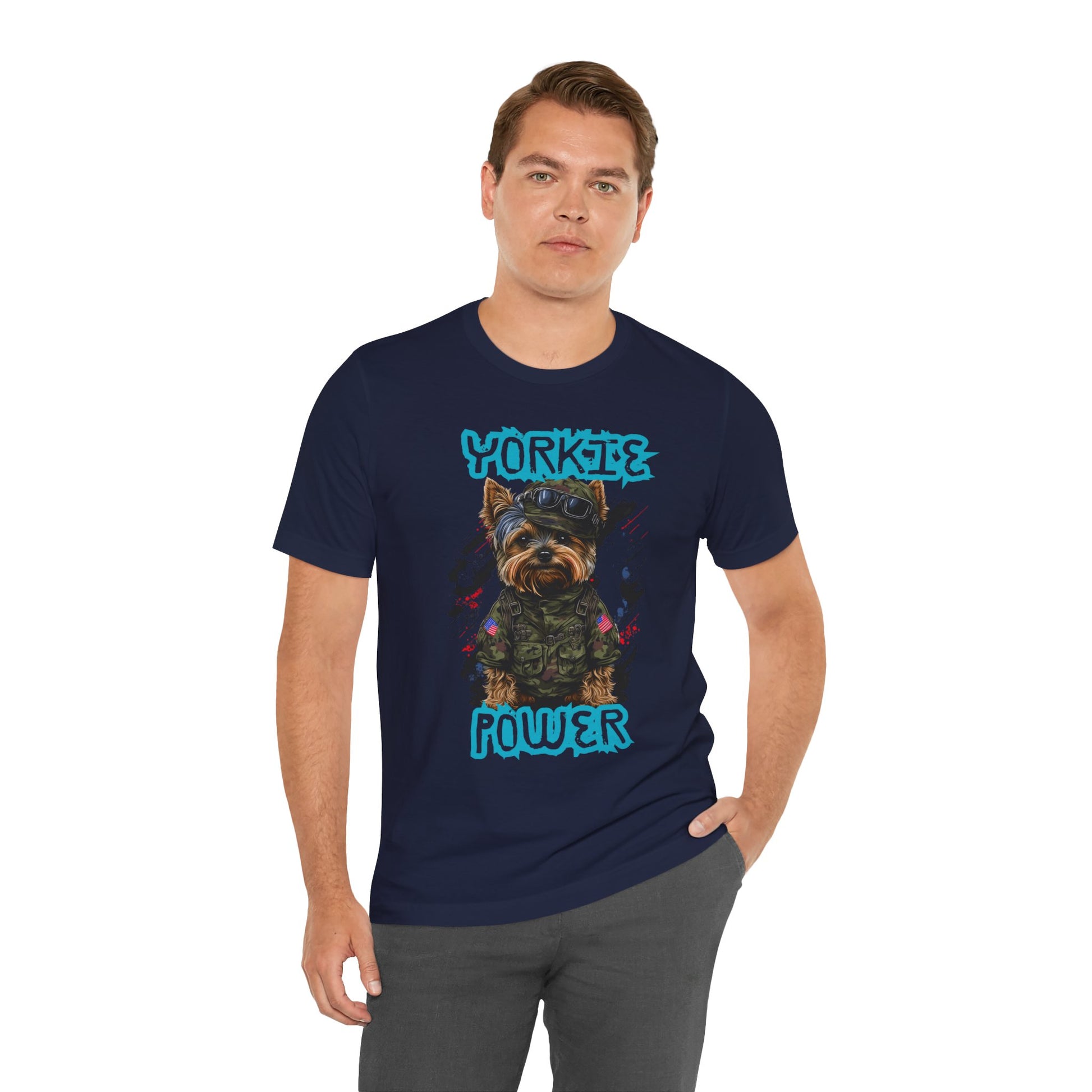 Yorkie Power Unisex Tee