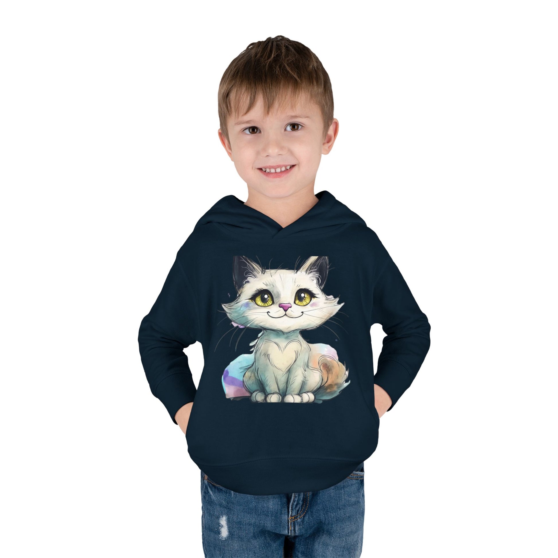 Cute Cat Toddler Hoodie