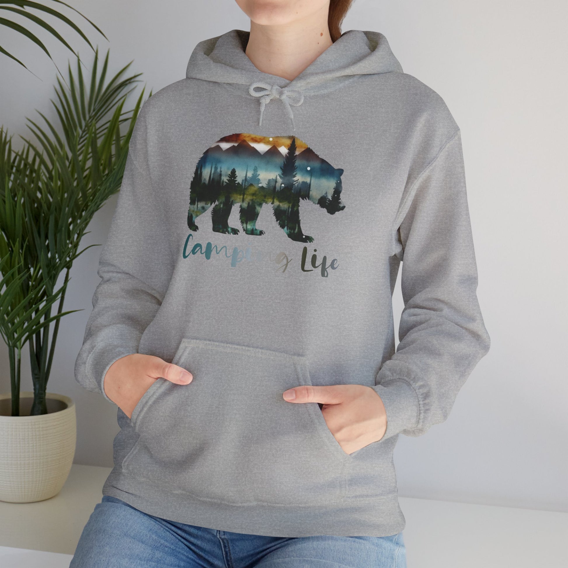 Camping Life Bear Hoodie