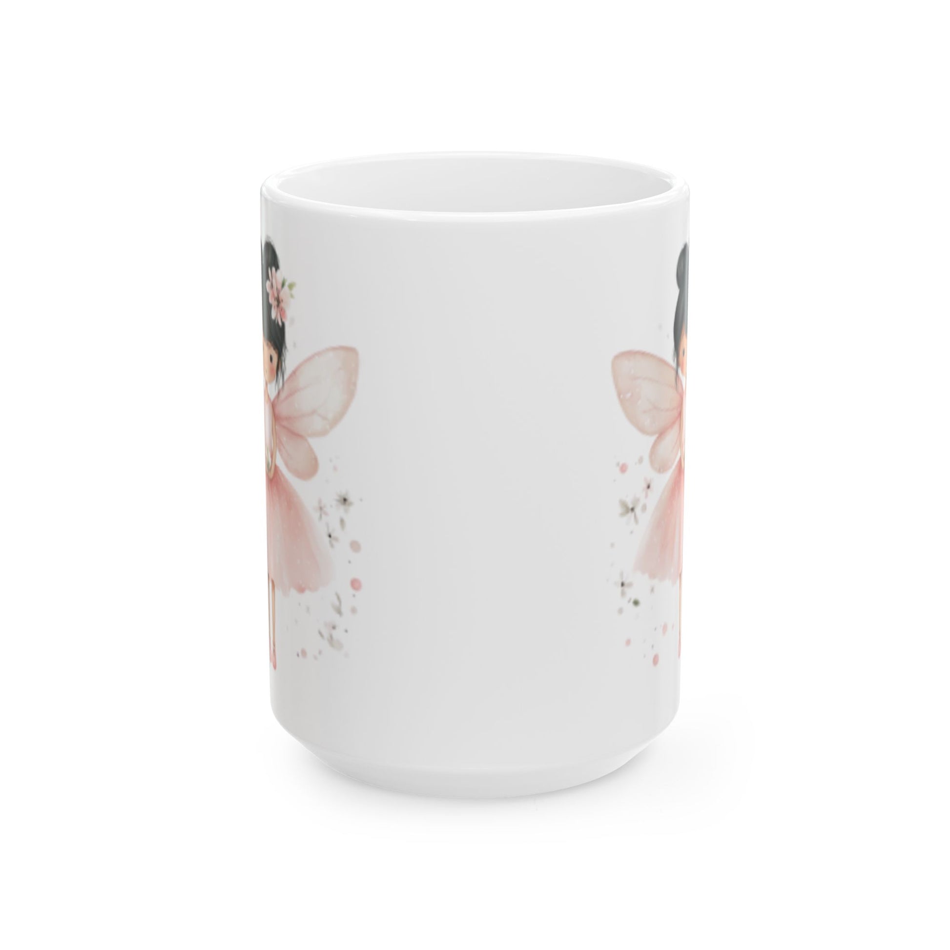 Whimsical Fairy Ceramic Mug - 11oz & 15oz - Perfect for Gifts and Cozy Mornings