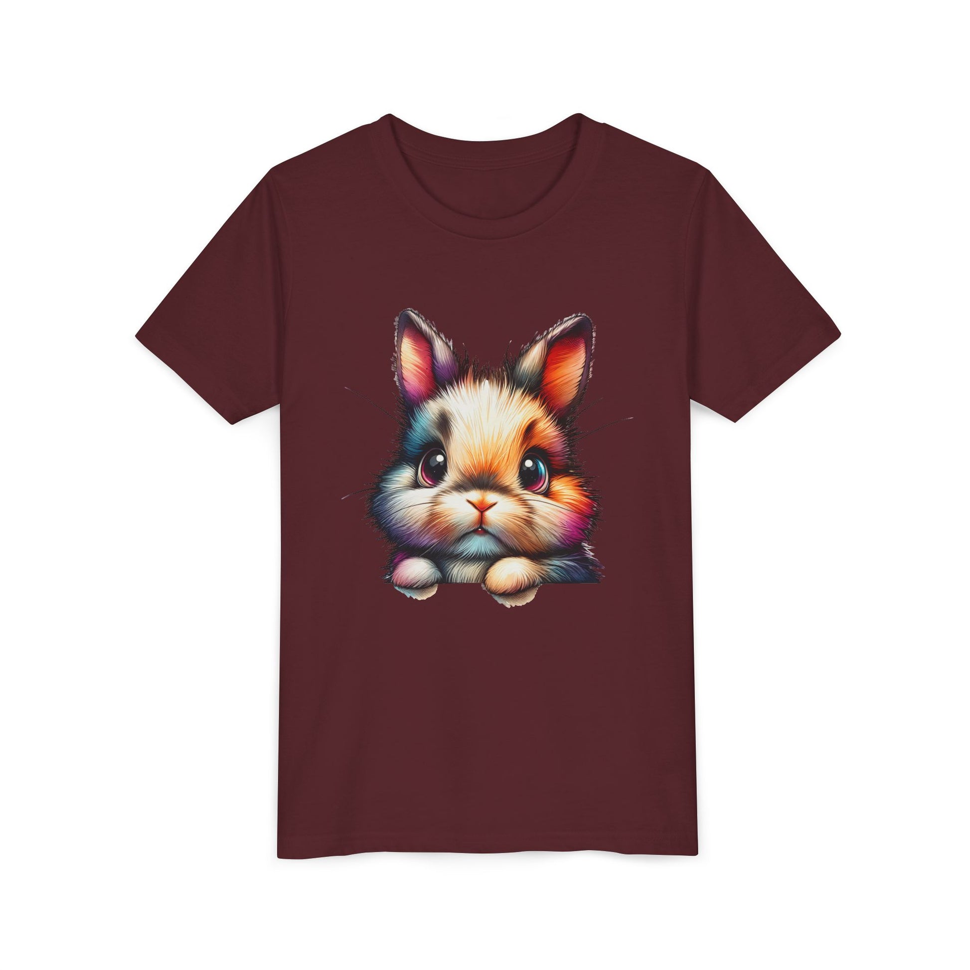 Colorful Bunny Youth Short Sleeve Tee