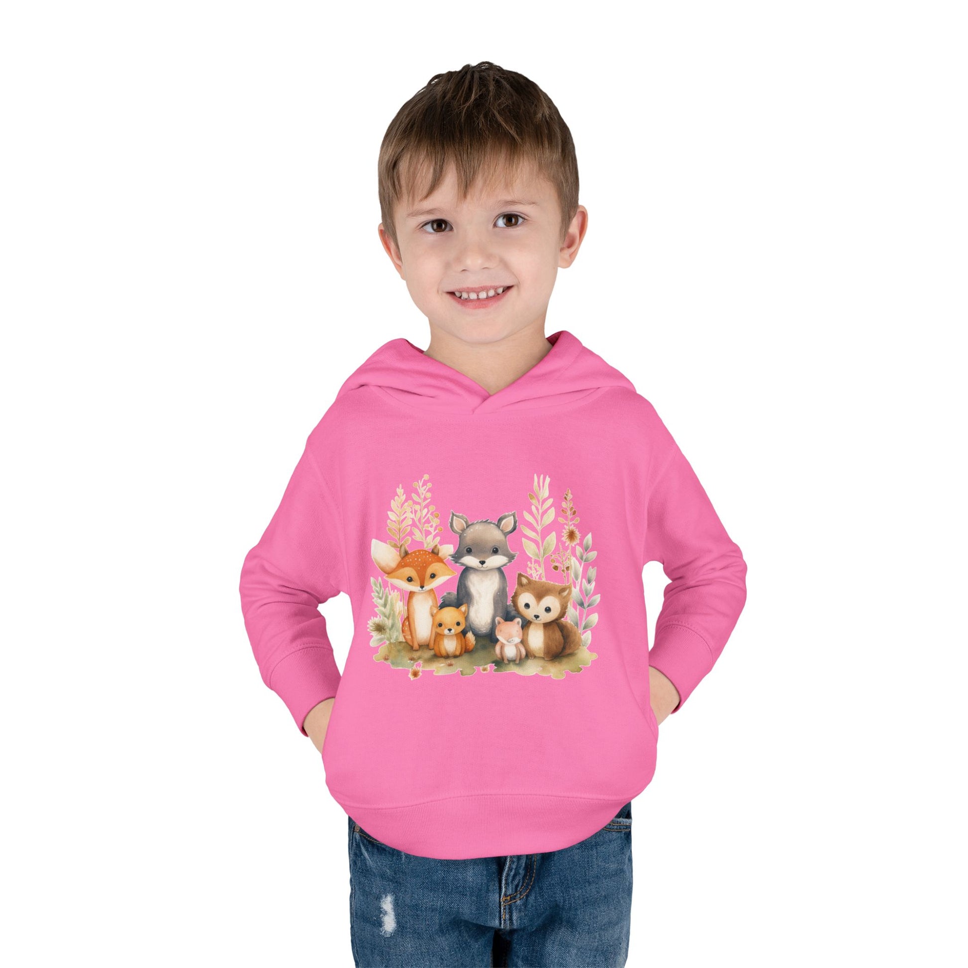 Whimsical Animal Toddler Hoodie