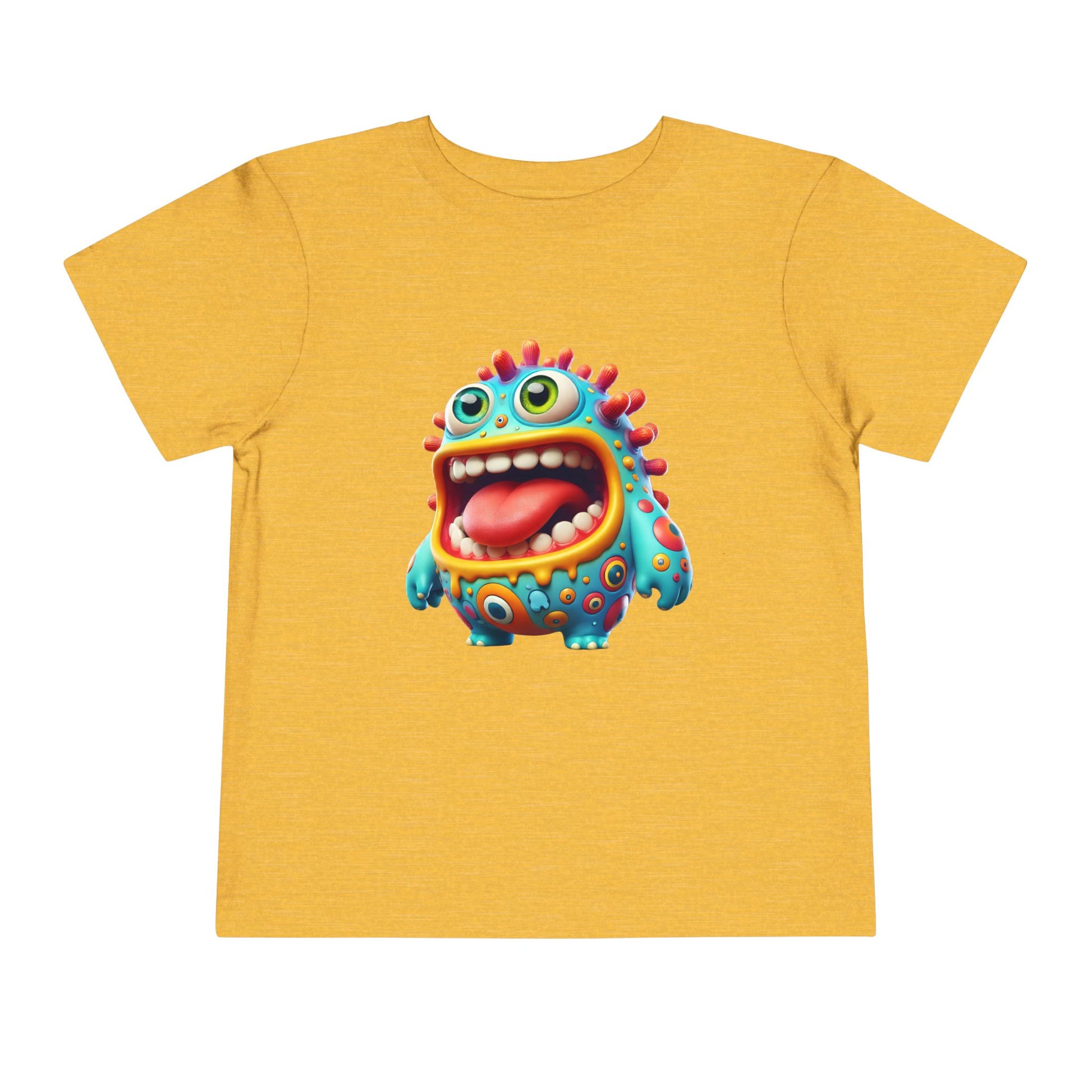 Colorful Toddler Tee with Fun Monster Design