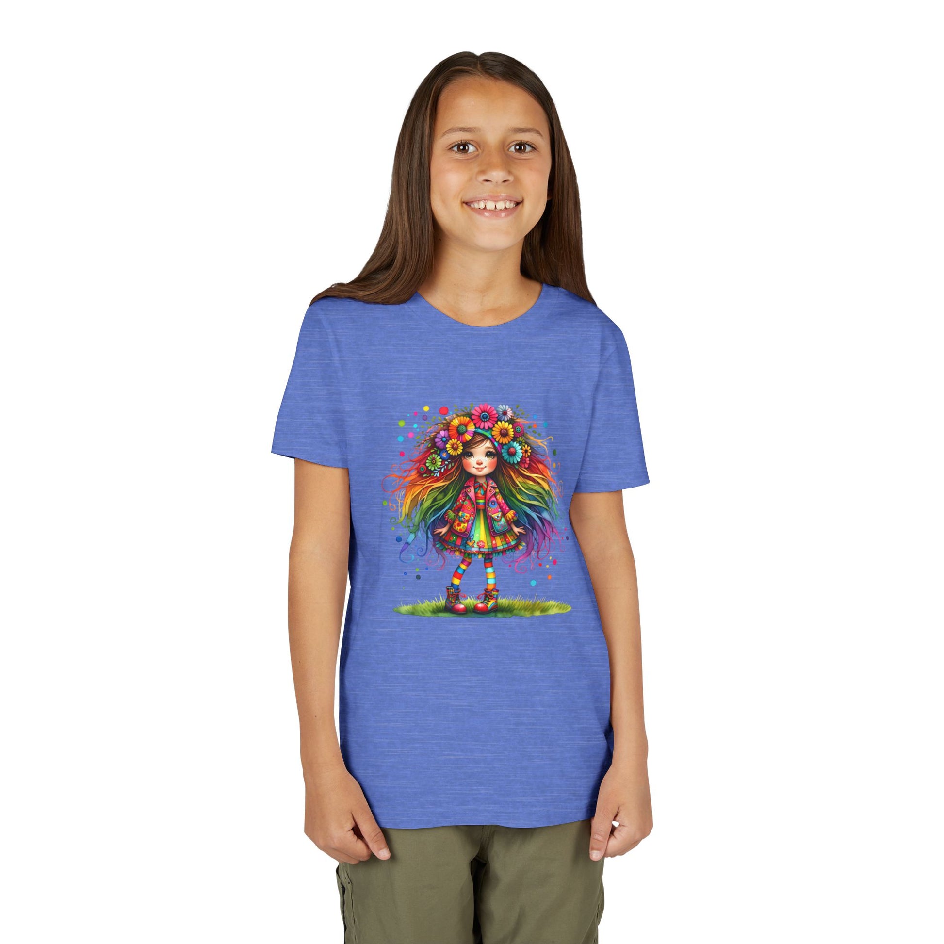 Whimsical Flower Child Youth Tee