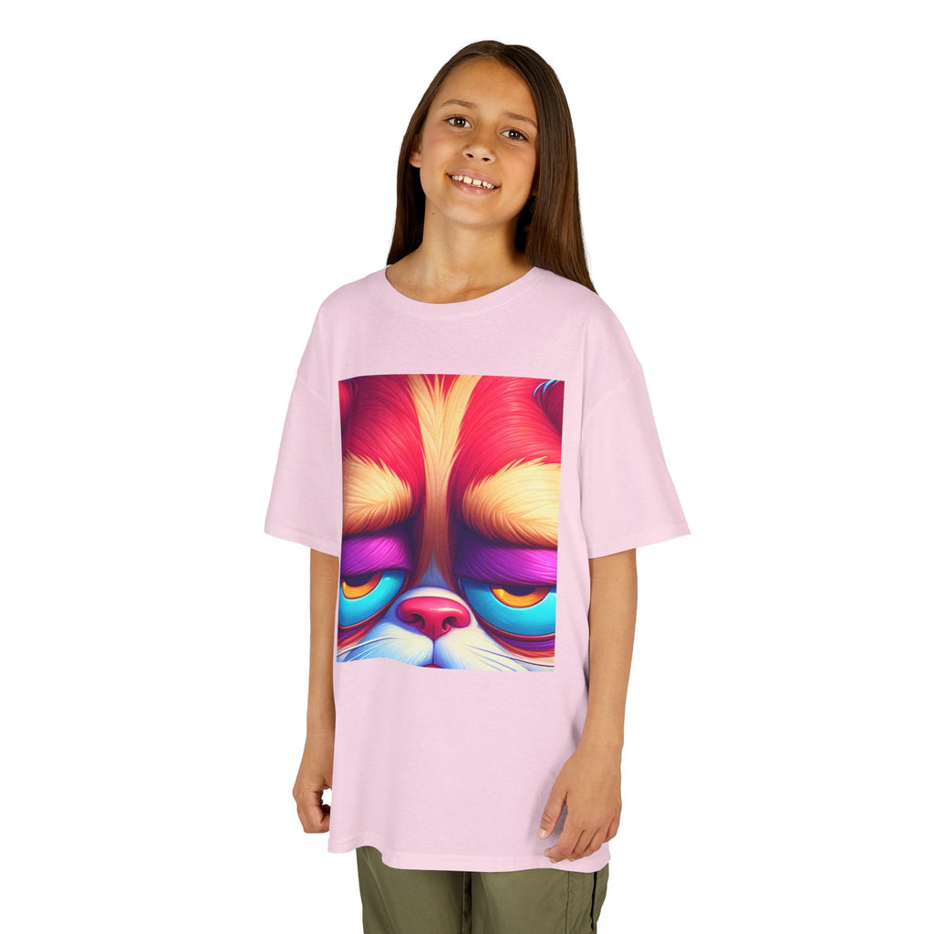 Colorful Grumpy Cat Kids Tee