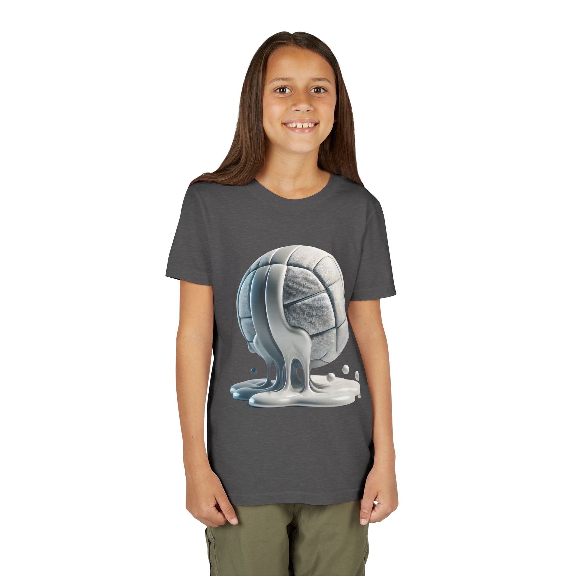 Cool Dripping Volleyball Youth Tee