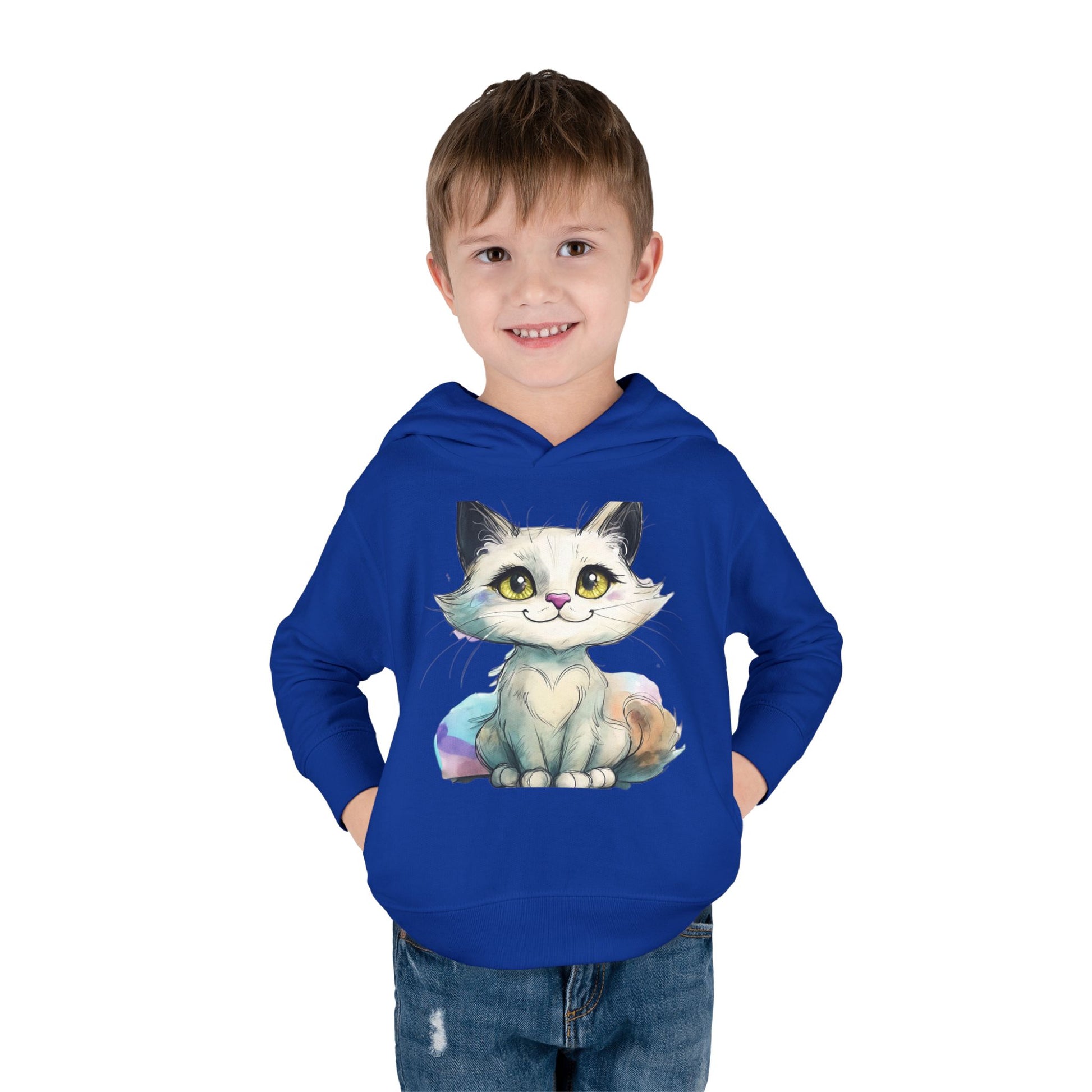 Cute Cat Toddler Hoodie