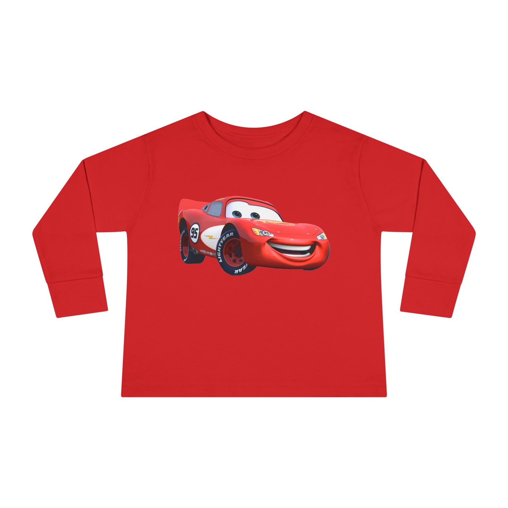 Toddler Cars Graphic Long Sleeve Tee