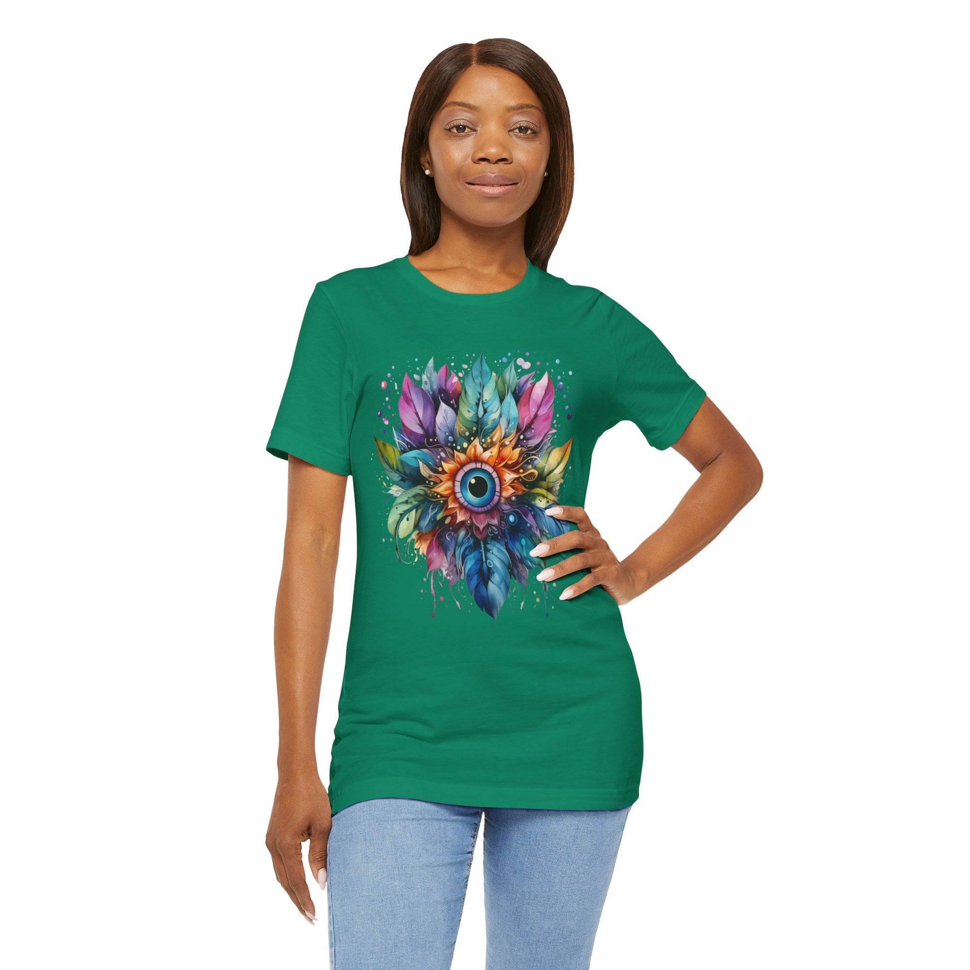 Colorful Eye Design Unisex Tee