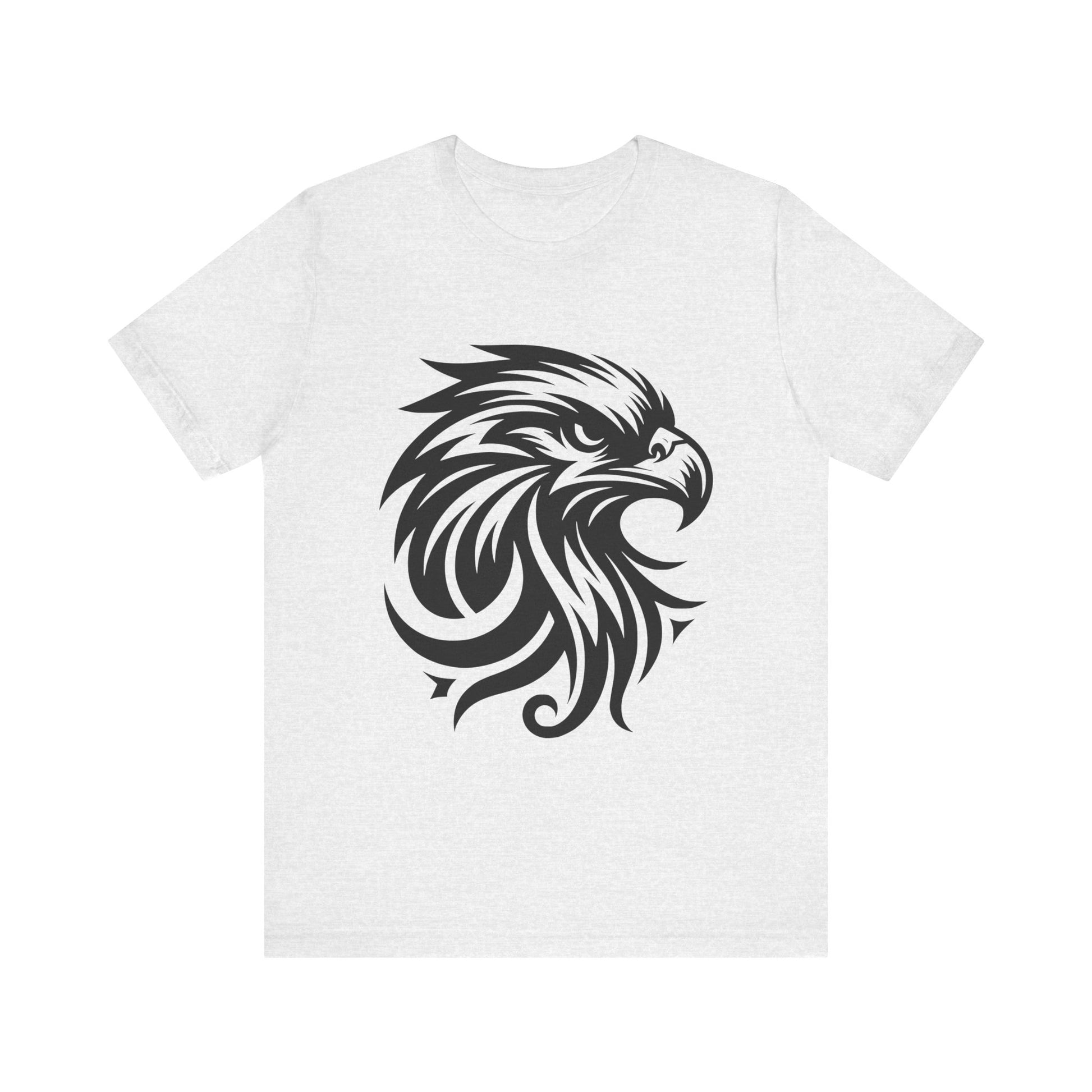 Bold tee featuring a fierce black tribal eagle design, available in multiple vibrant colors