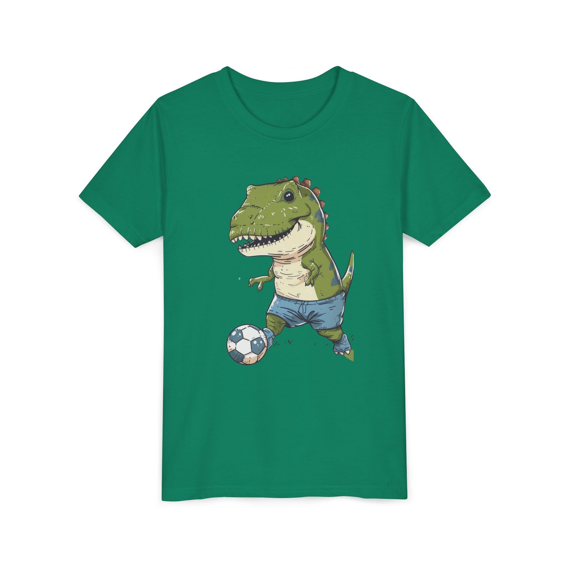Dinosaur Soccer Youth Tee
