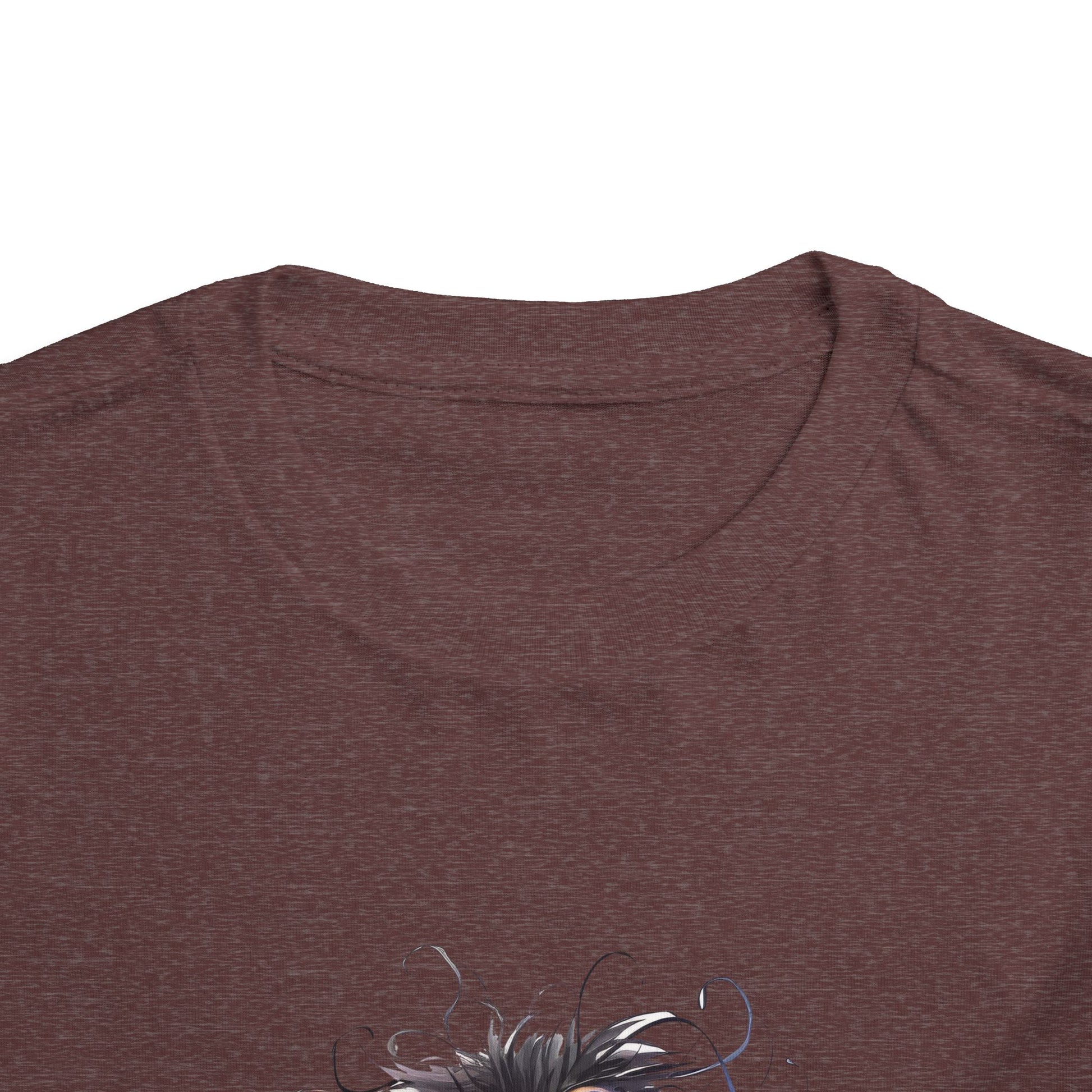 Whimsical Toddler Short Sleeve Tee with Adorable Cartoon Bird