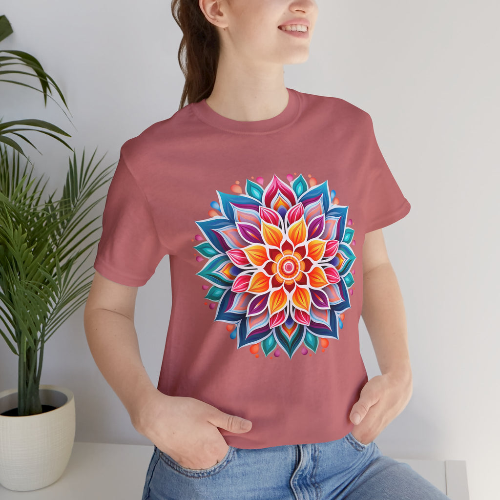 Vibrant Mandala Graphic Tee