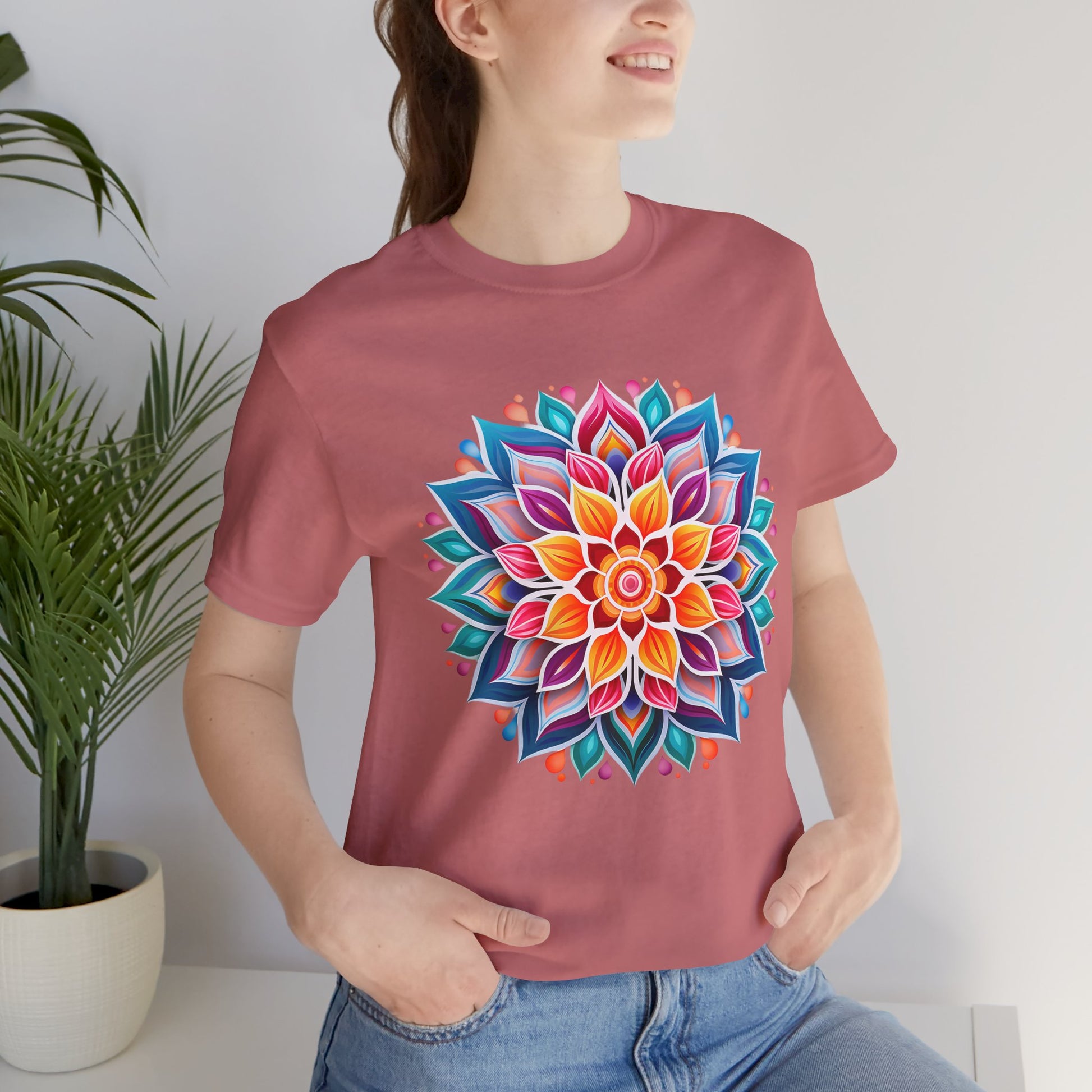 Vibrant Mandala Graphic Tee