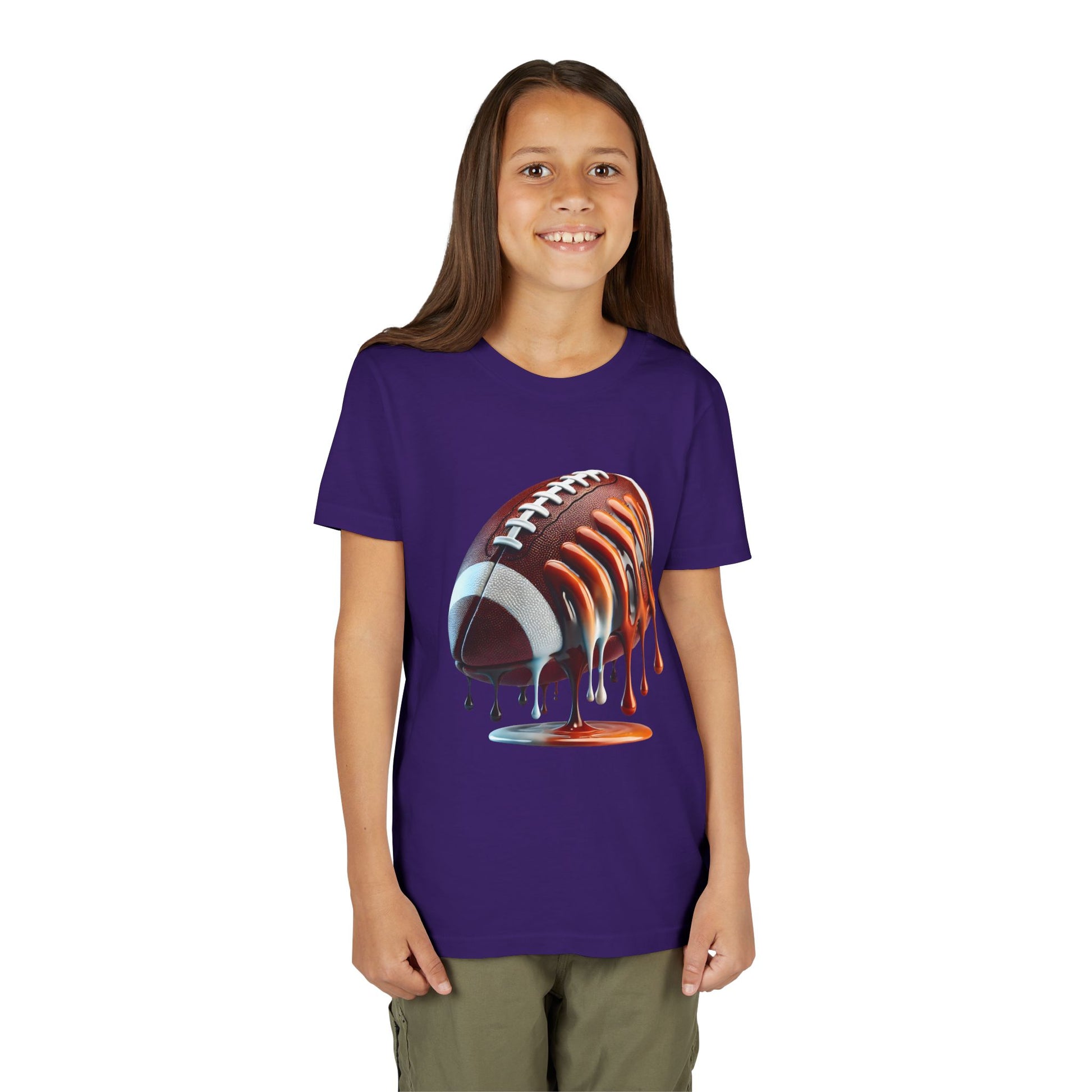 Dripping Football Youth Tee