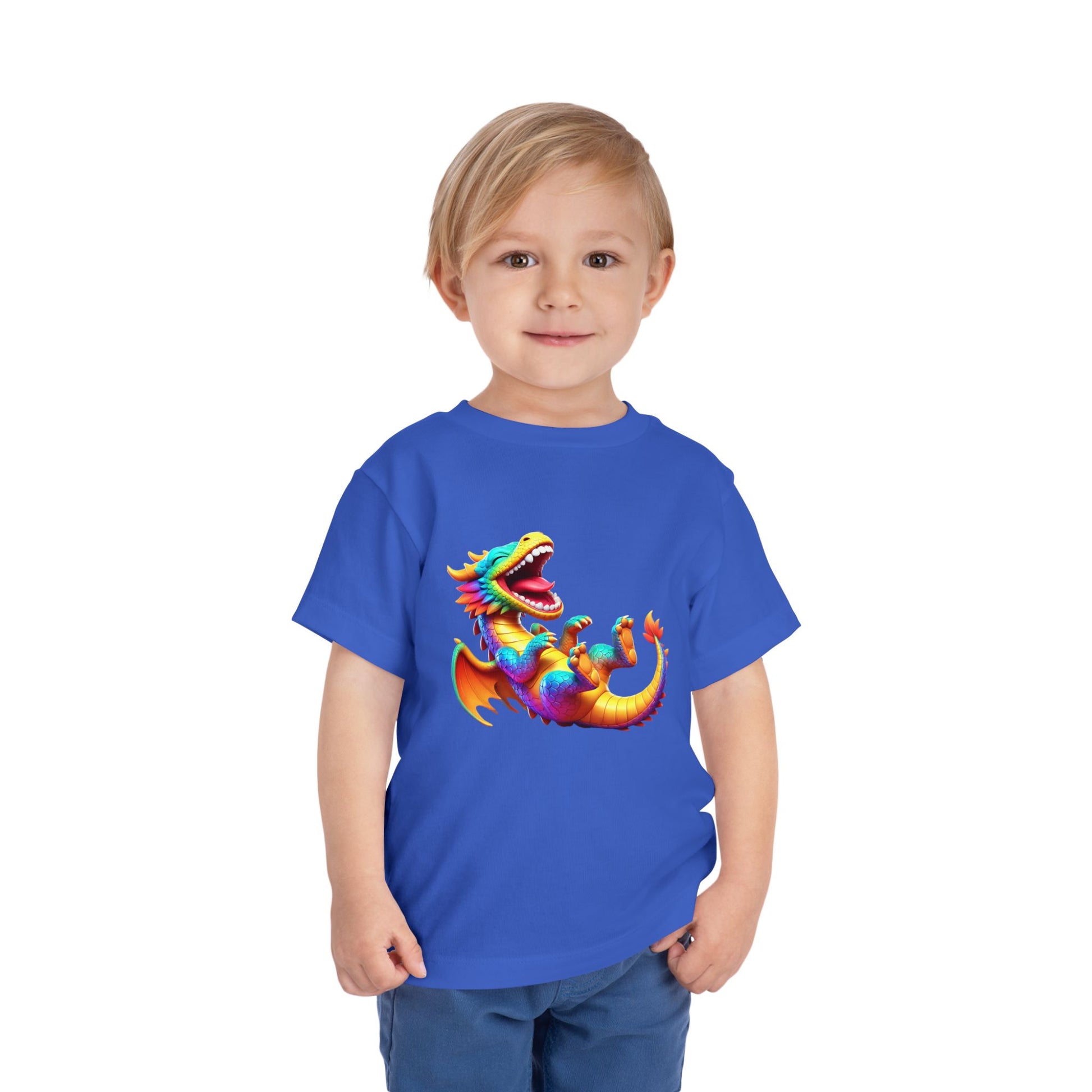 Rainbow Dinosaur Toddler Tee