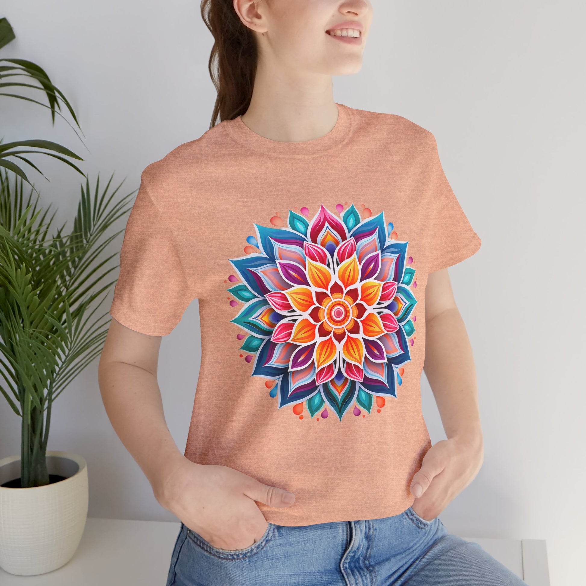 Vibrant Mandala Graphic Tee
