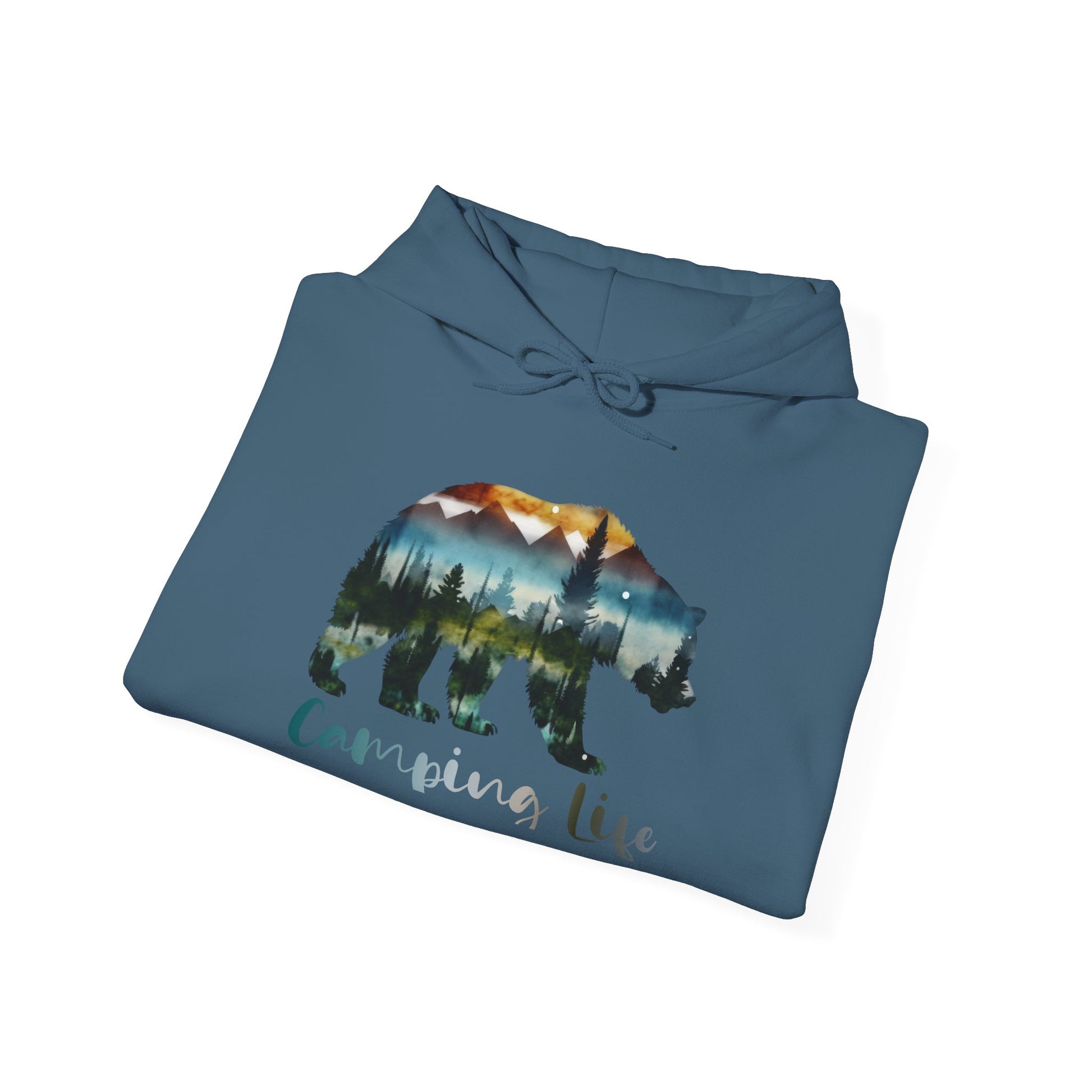 Camping Life Bear Hoodie