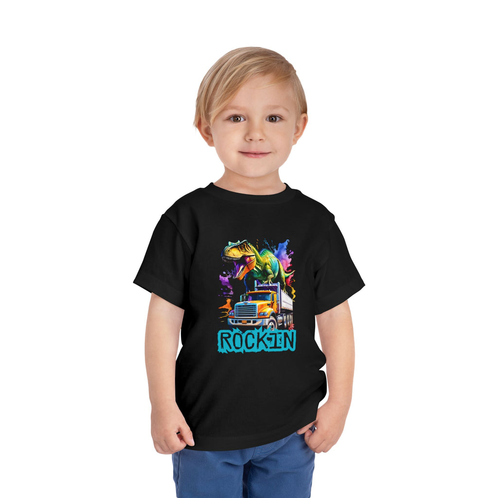 Rockin' Toddler Tee - Dino Design