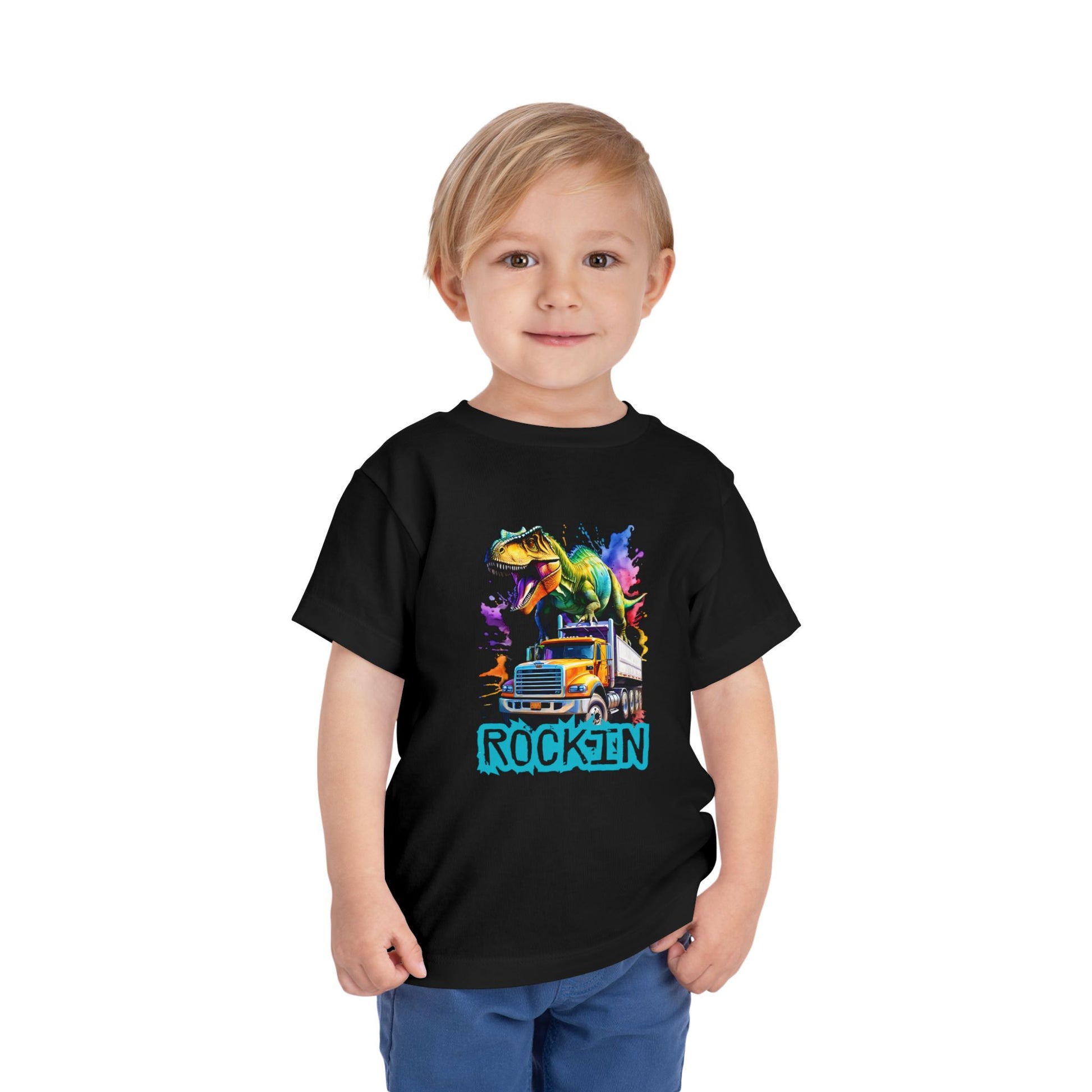 Rockin' Toddler Tee - Dino Design