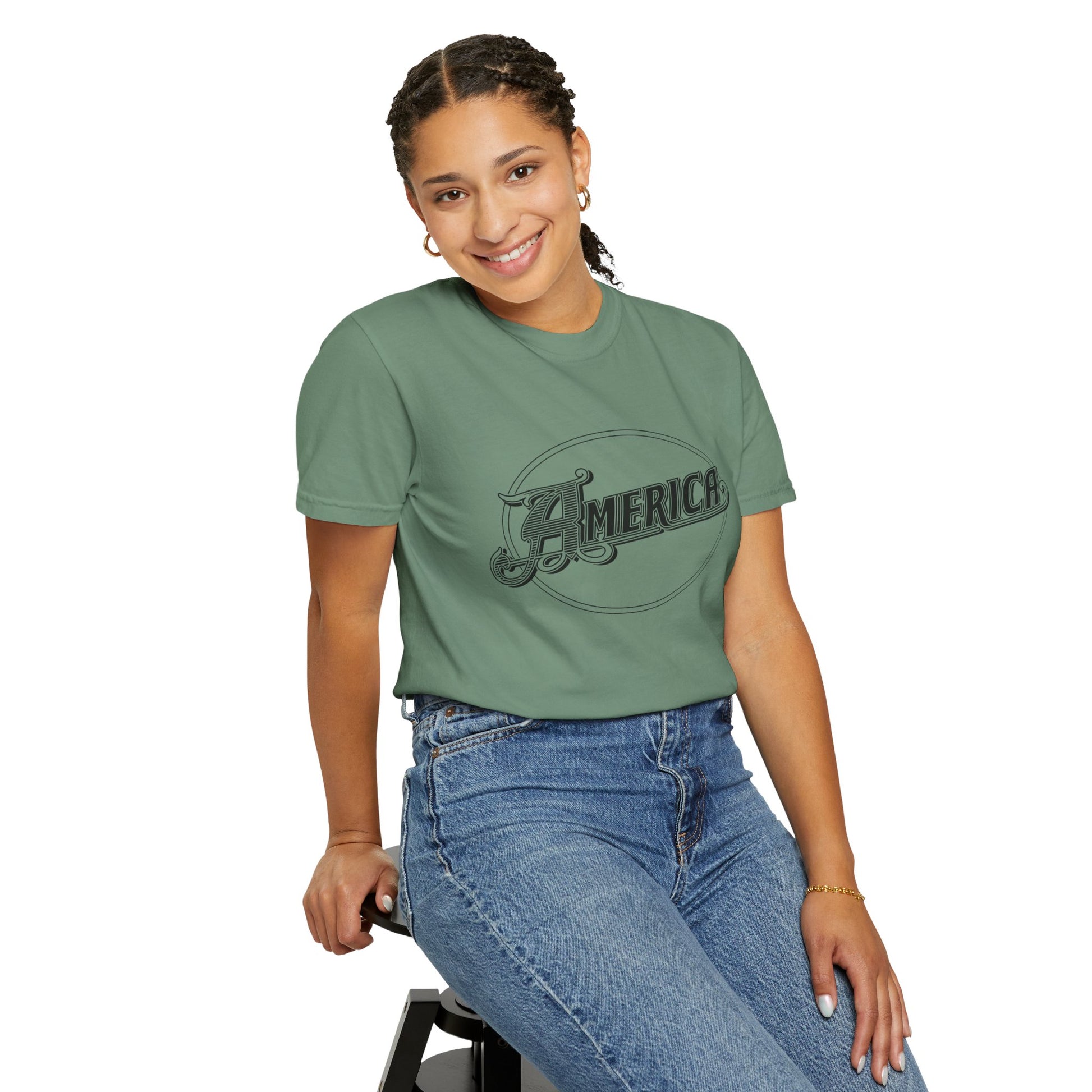 America Vintage Garment-Dyed T-Shirt