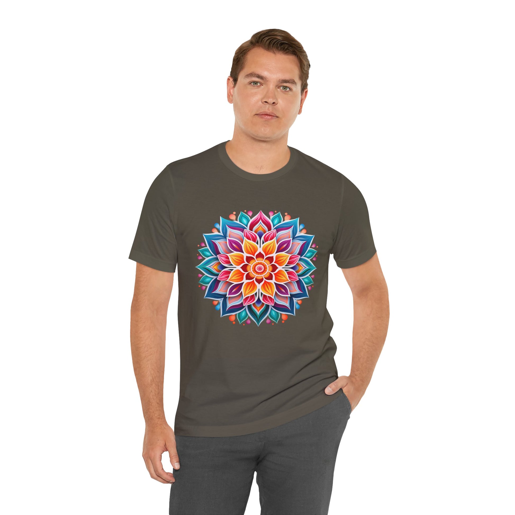 Vibrant Mandala Graphic Tee