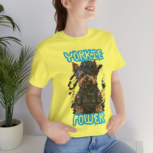 Yorkie Power Unisex Tee