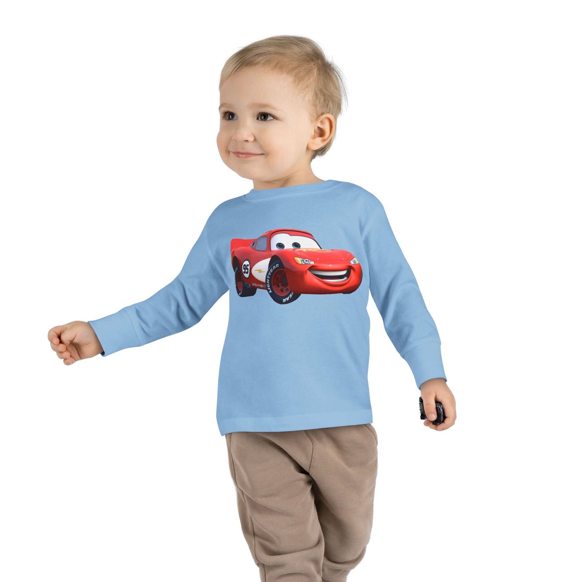 Toddler Cars Graphic Long Sleeve Tee