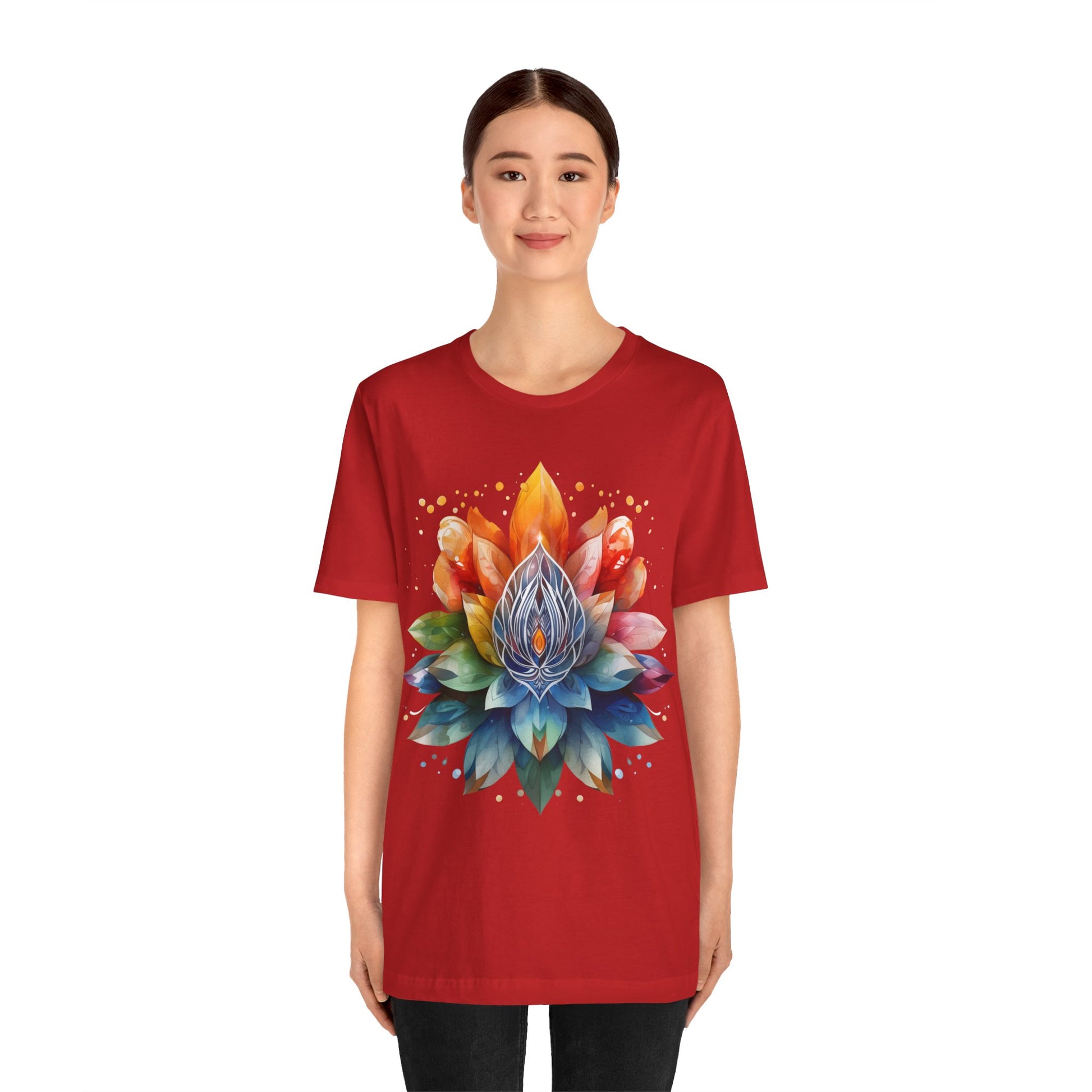 Colorful Lotus Flower T-Shirt