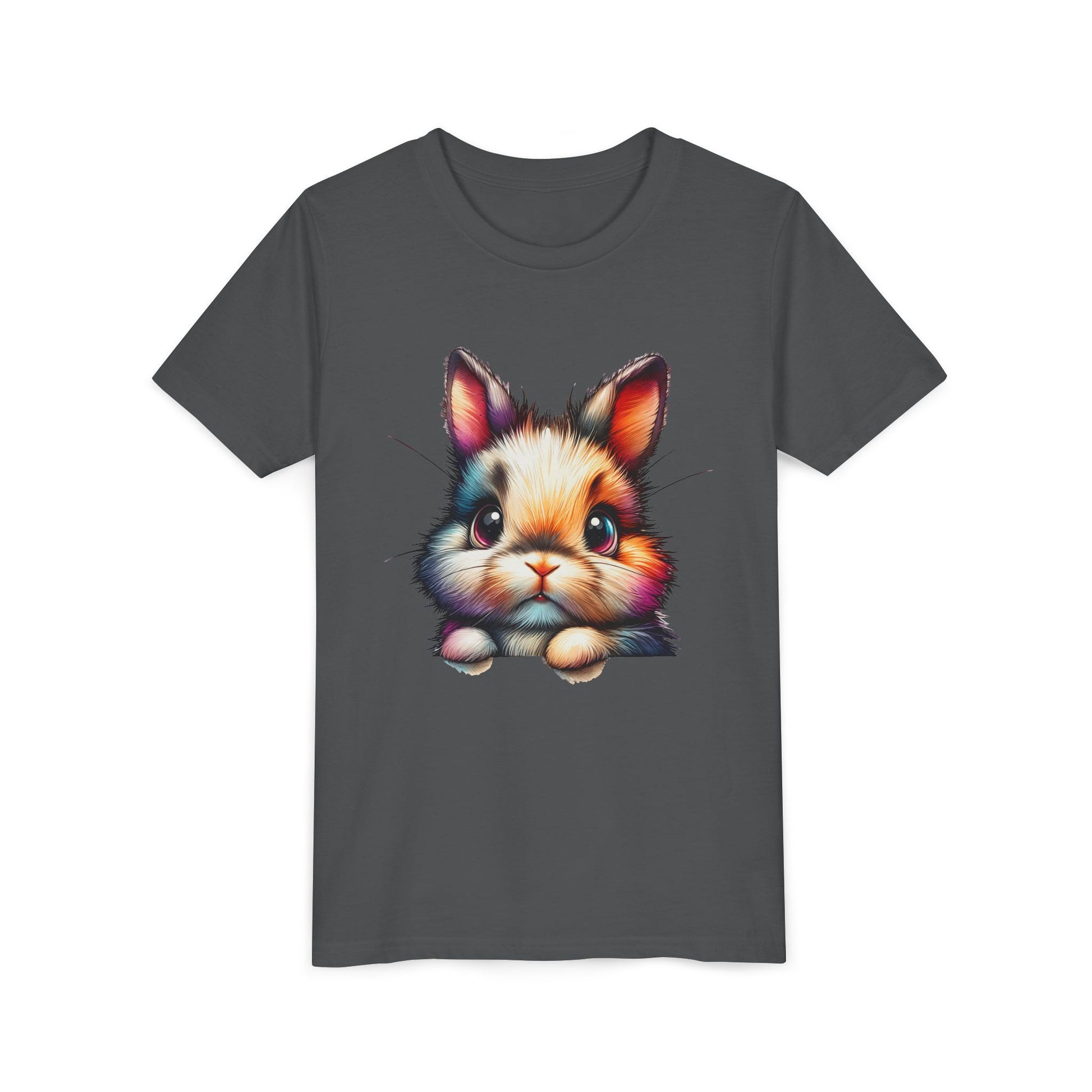 Colorful Bunny Youth Short Sleeve Tee