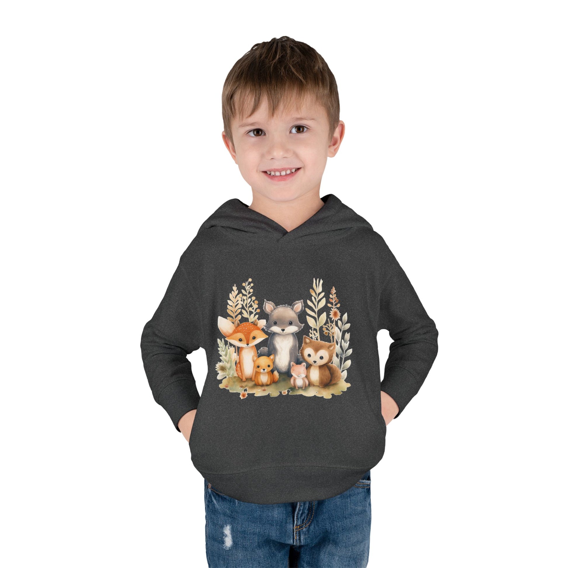 Whimsical Animal Toddler Hoodie