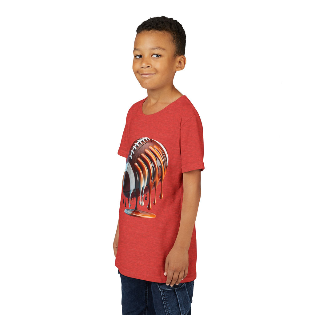 Dripping Football Youth Tee