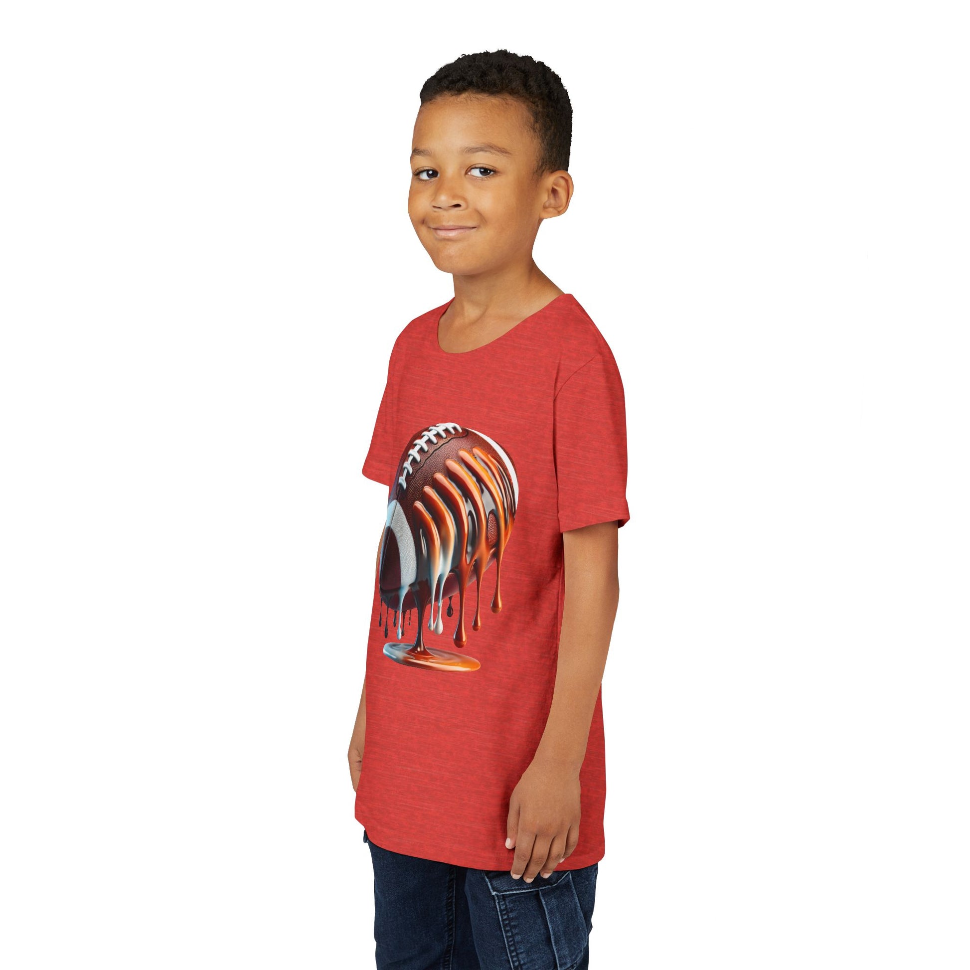Dripping Football Youth Tee