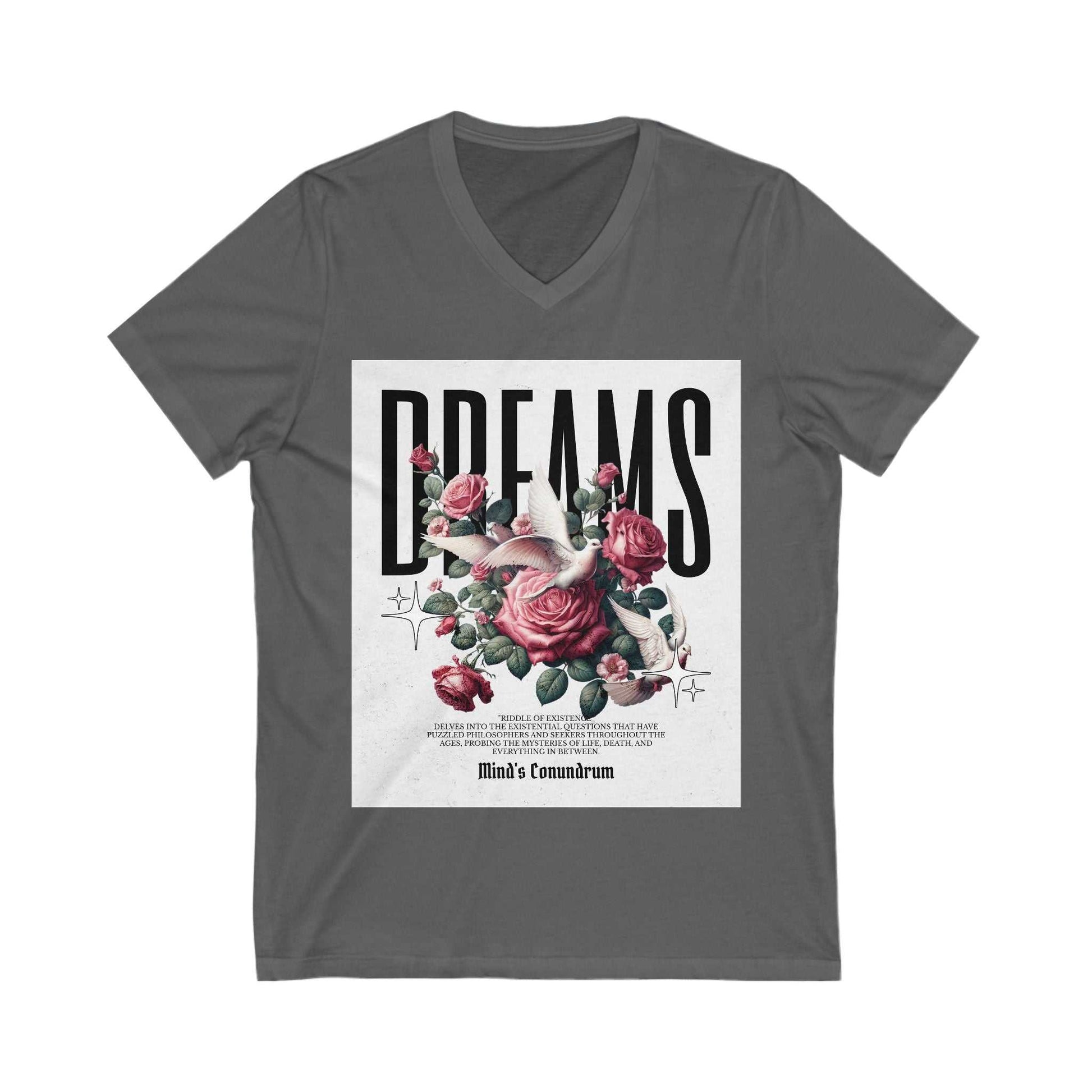 Dreams Floral V-Neck Tee for Women