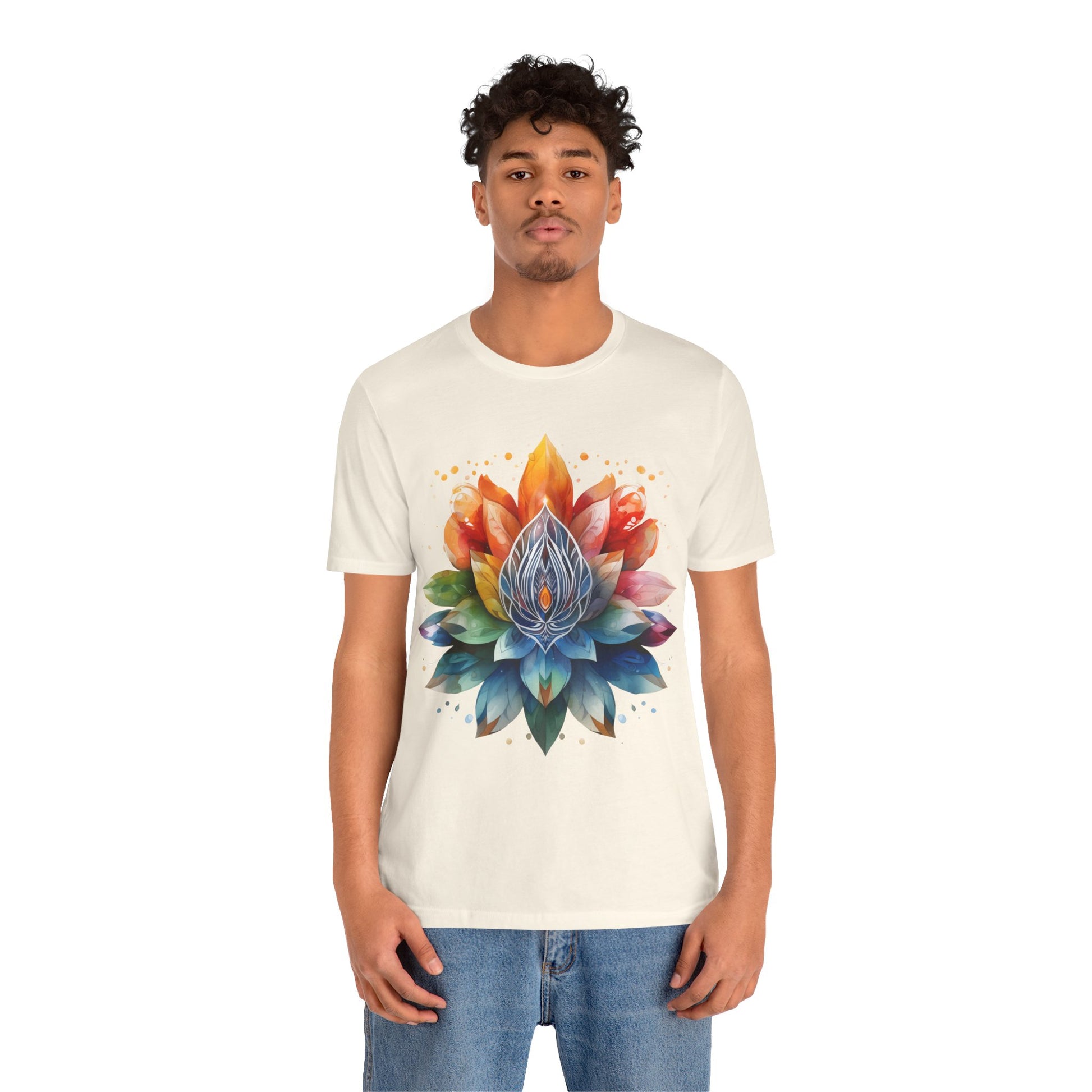 Colorful Lotus Flower T-Shirt