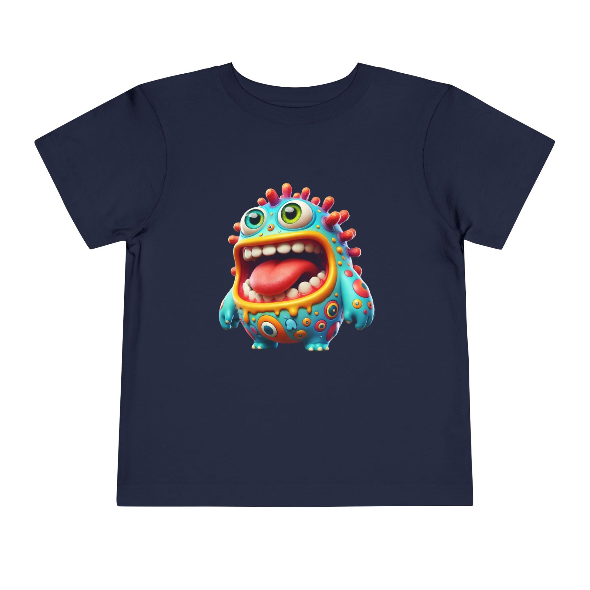 Colorful Toddler Tee with Fun Monster Design