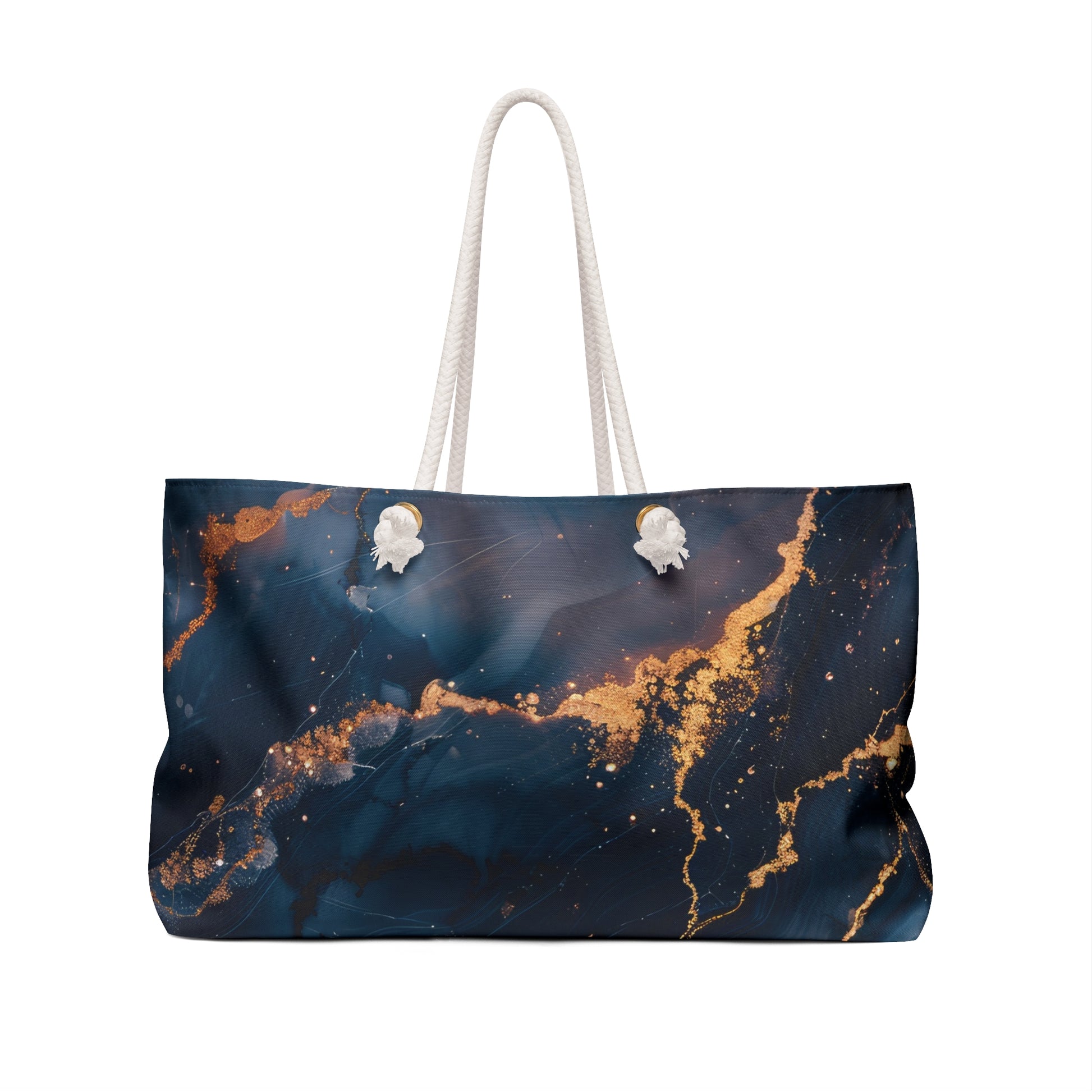Marble Print Weekender Bag